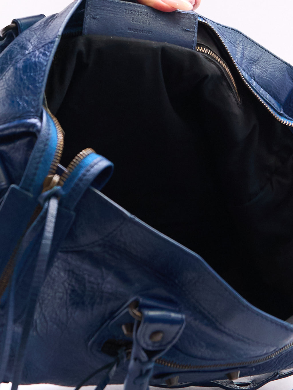 Balenciaga Navy City Bag