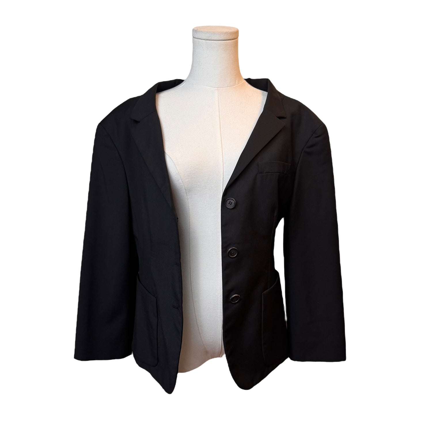 Prada Black Blazer Top