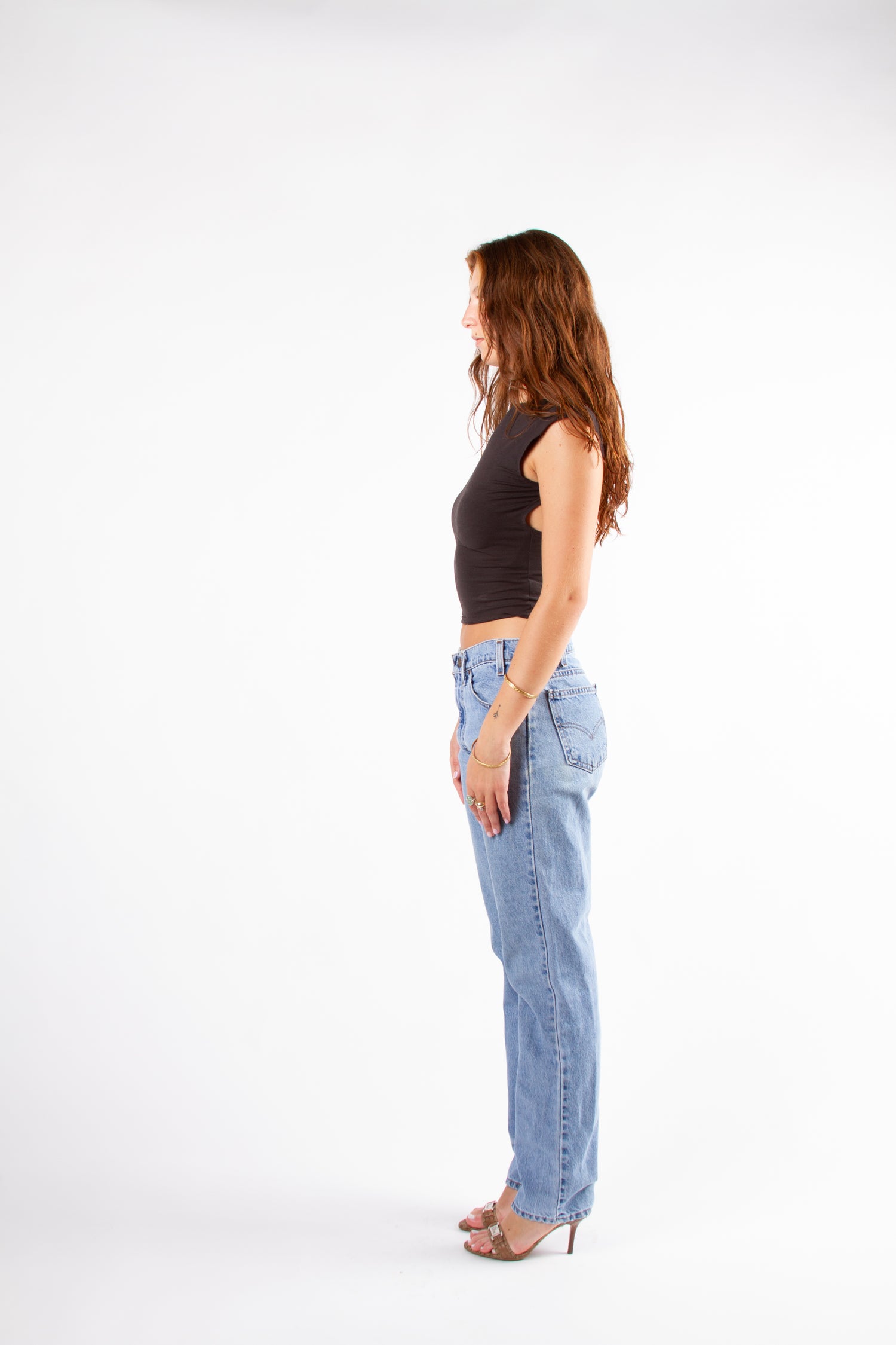 Vintage 31 Waist Levi's 550 Mid Rise Medium Wash Denim Jeans  70s 80s 90s USA Denim | 31" L 12