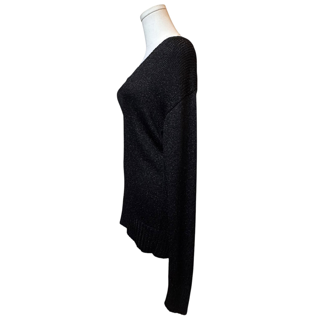 Dolce & Gabbana Black Shimmer Knit Sweater