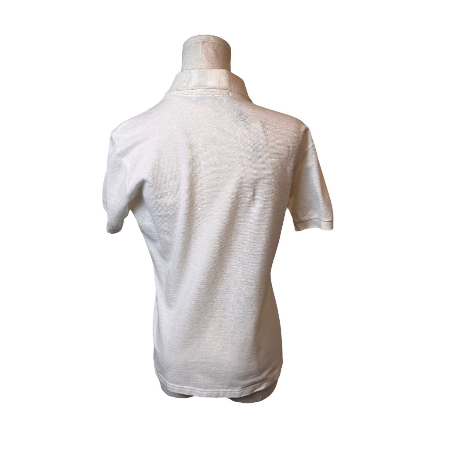 Ferragamo White Knit Polo w/ Hardware