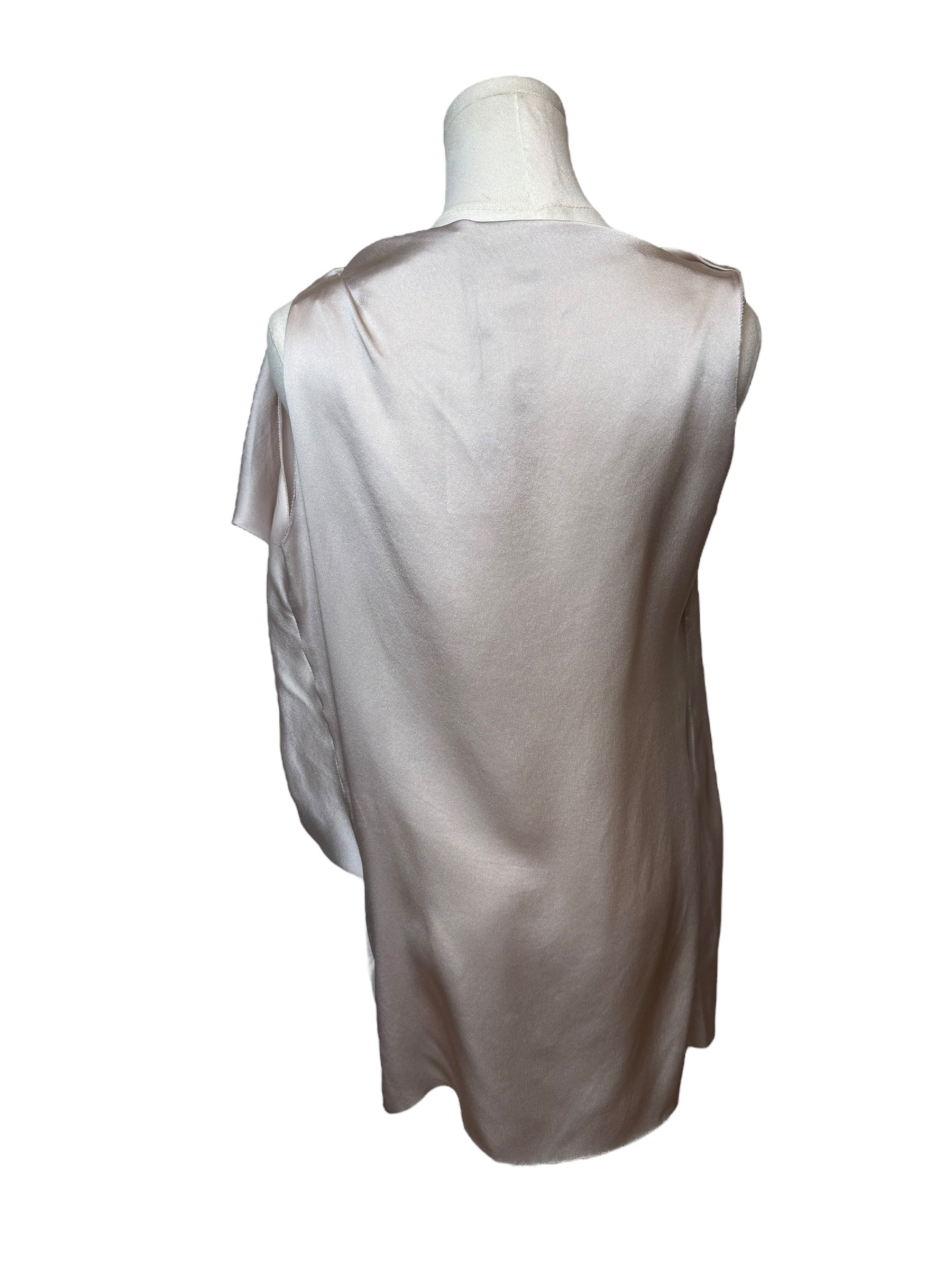 Lanvin Blush Silk Tank Top