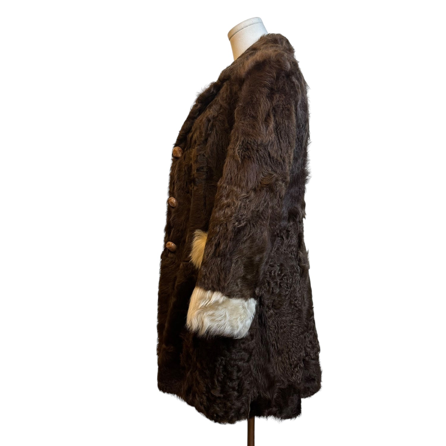 Brown Vintage Fur Jacket