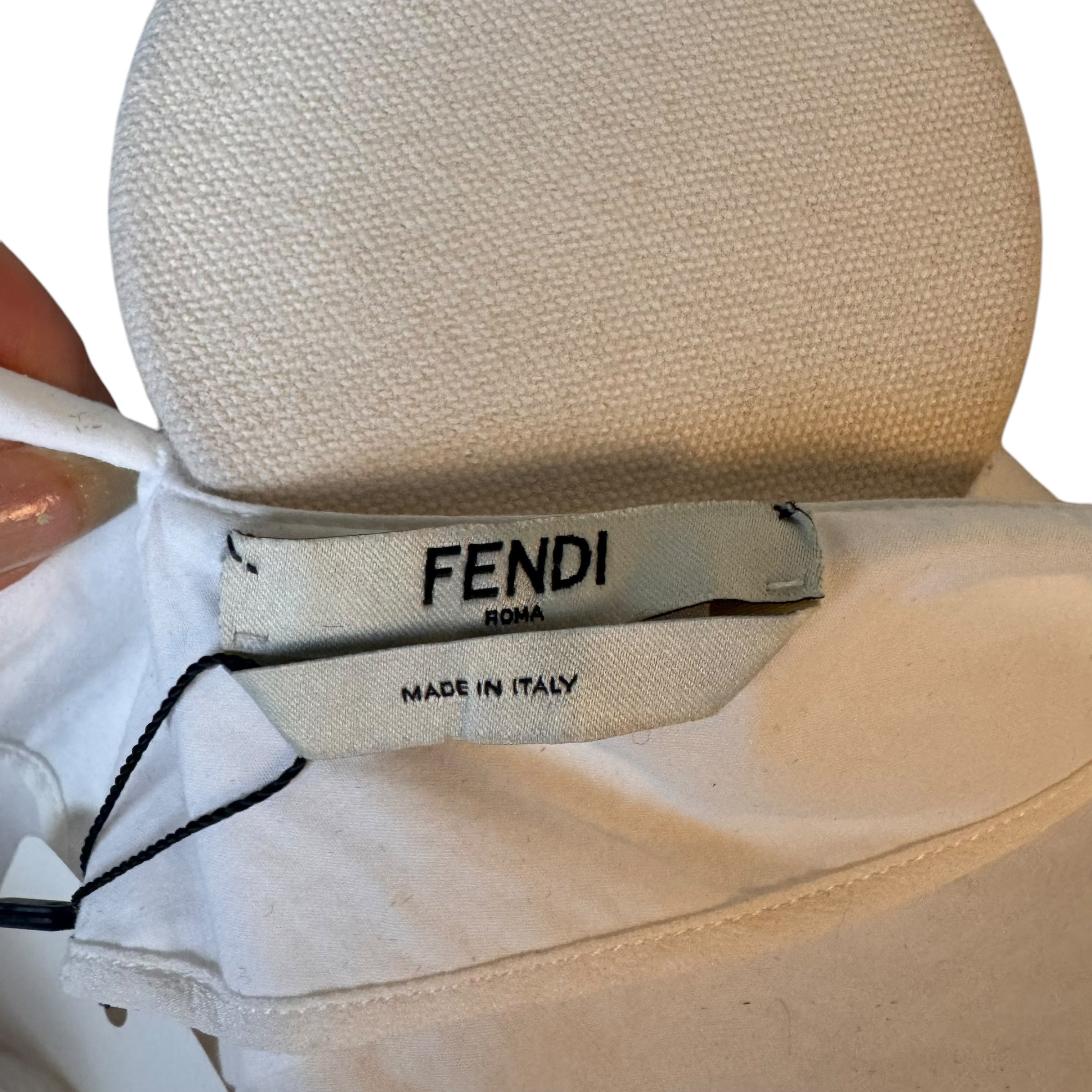Fendi Poplin Top w/ Bows