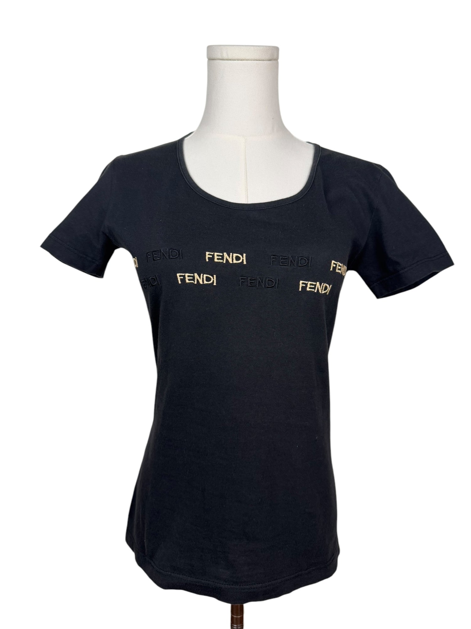 Fendi Black Logo T-Shirt