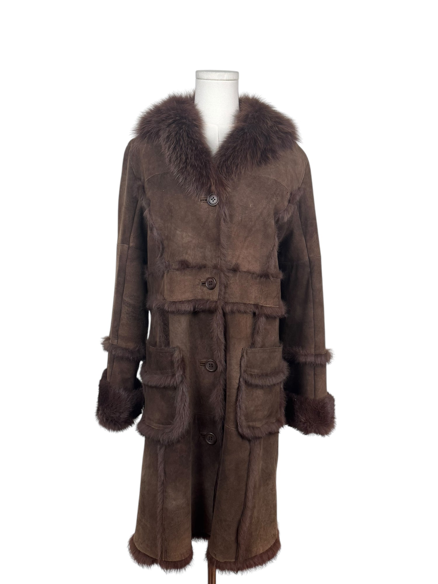 Brown Vintage Fur Jacket