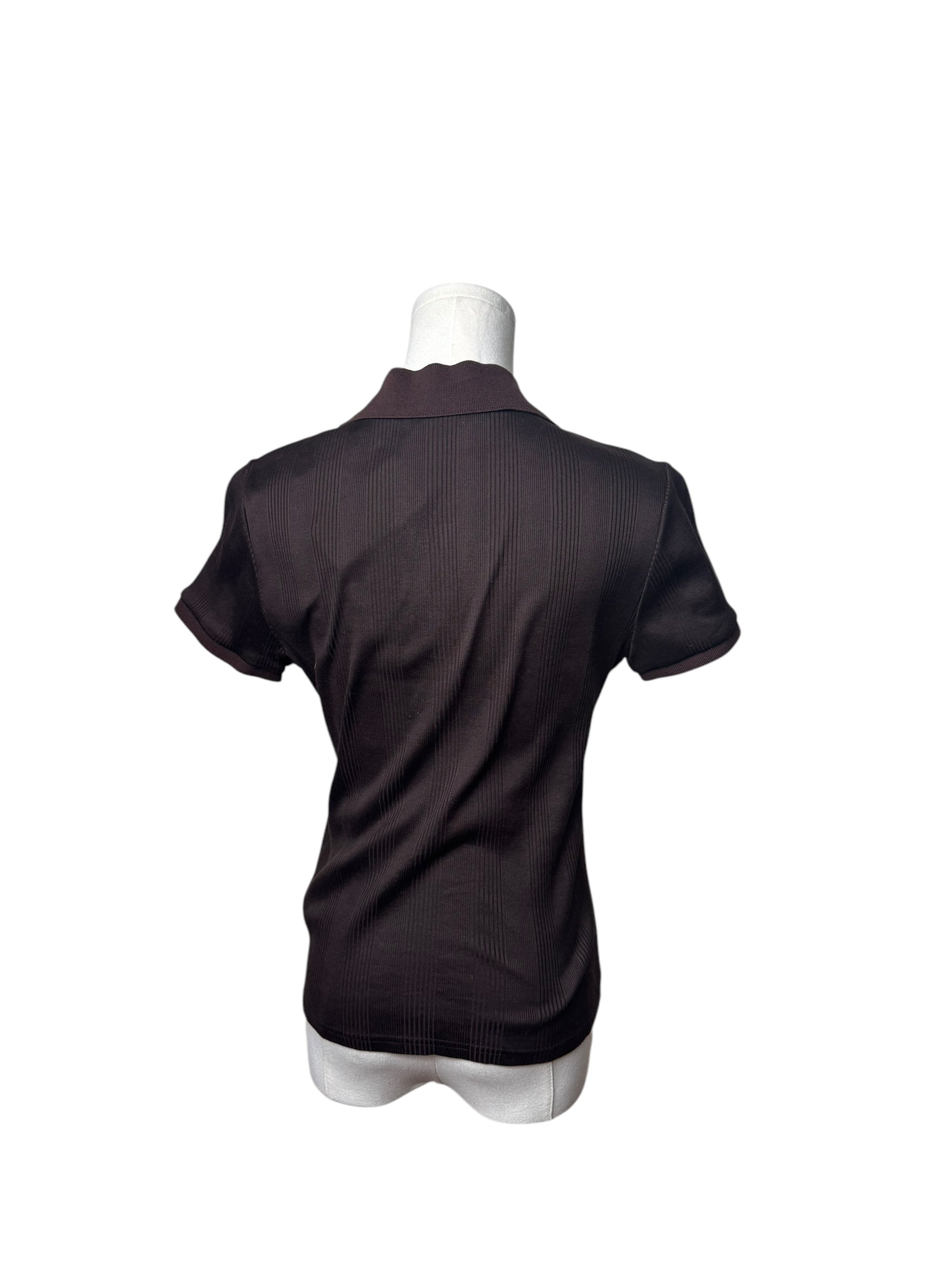 Vintage Brown Burberry Top (Size 2)