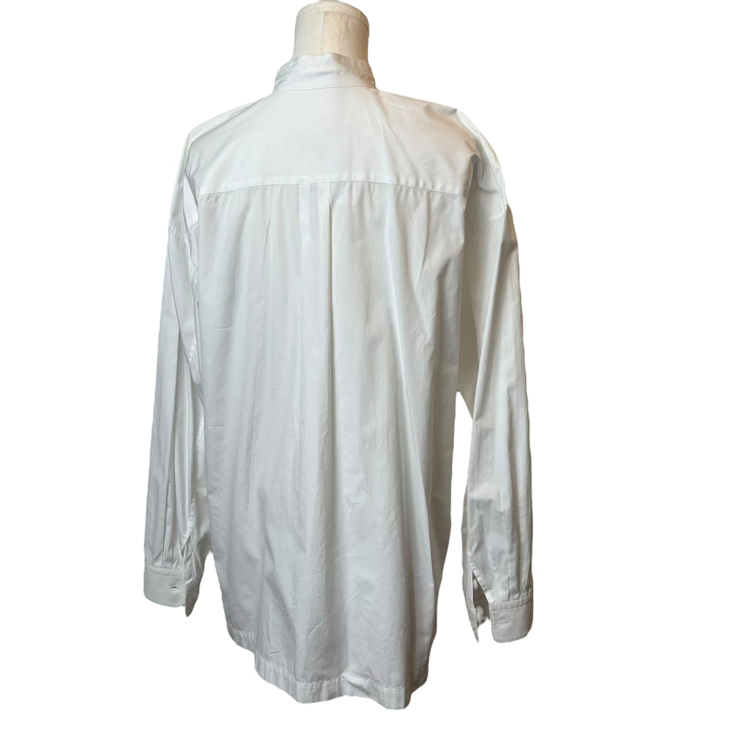 Issey Miyake White Button Down Long Sleeve
