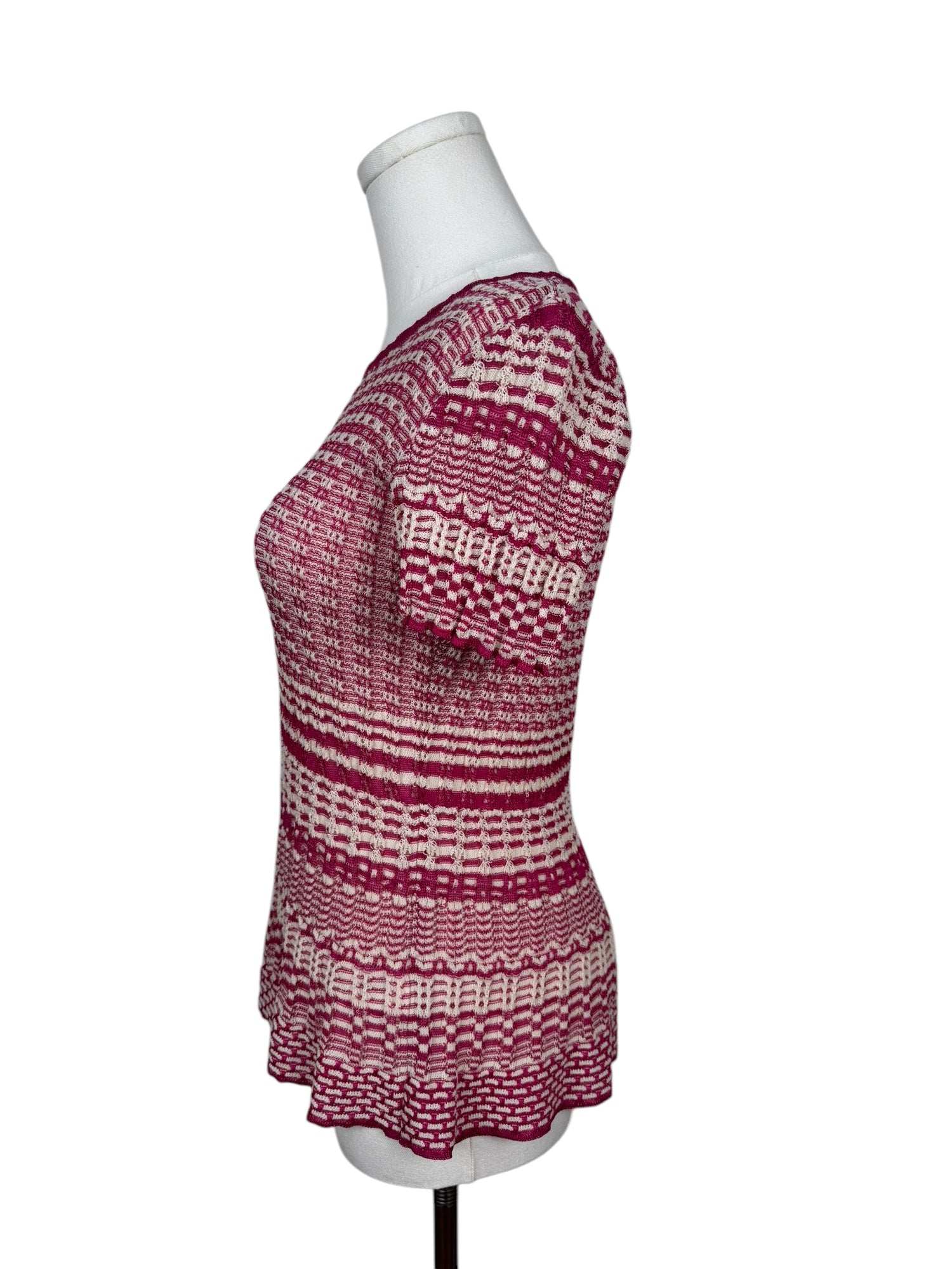 Missoni Knit Short Sleeve Top