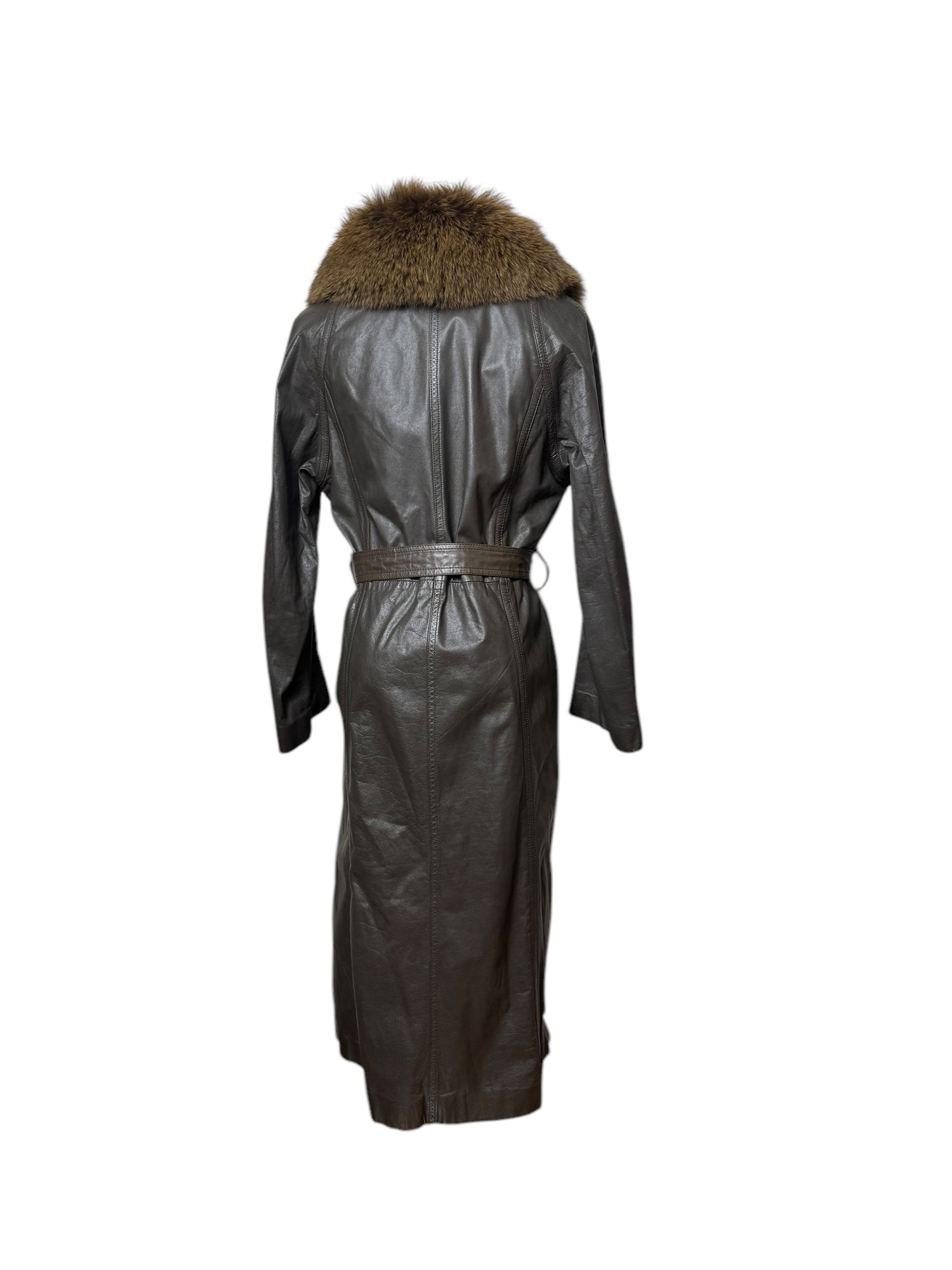 Vintage Leather and Fur Jacket