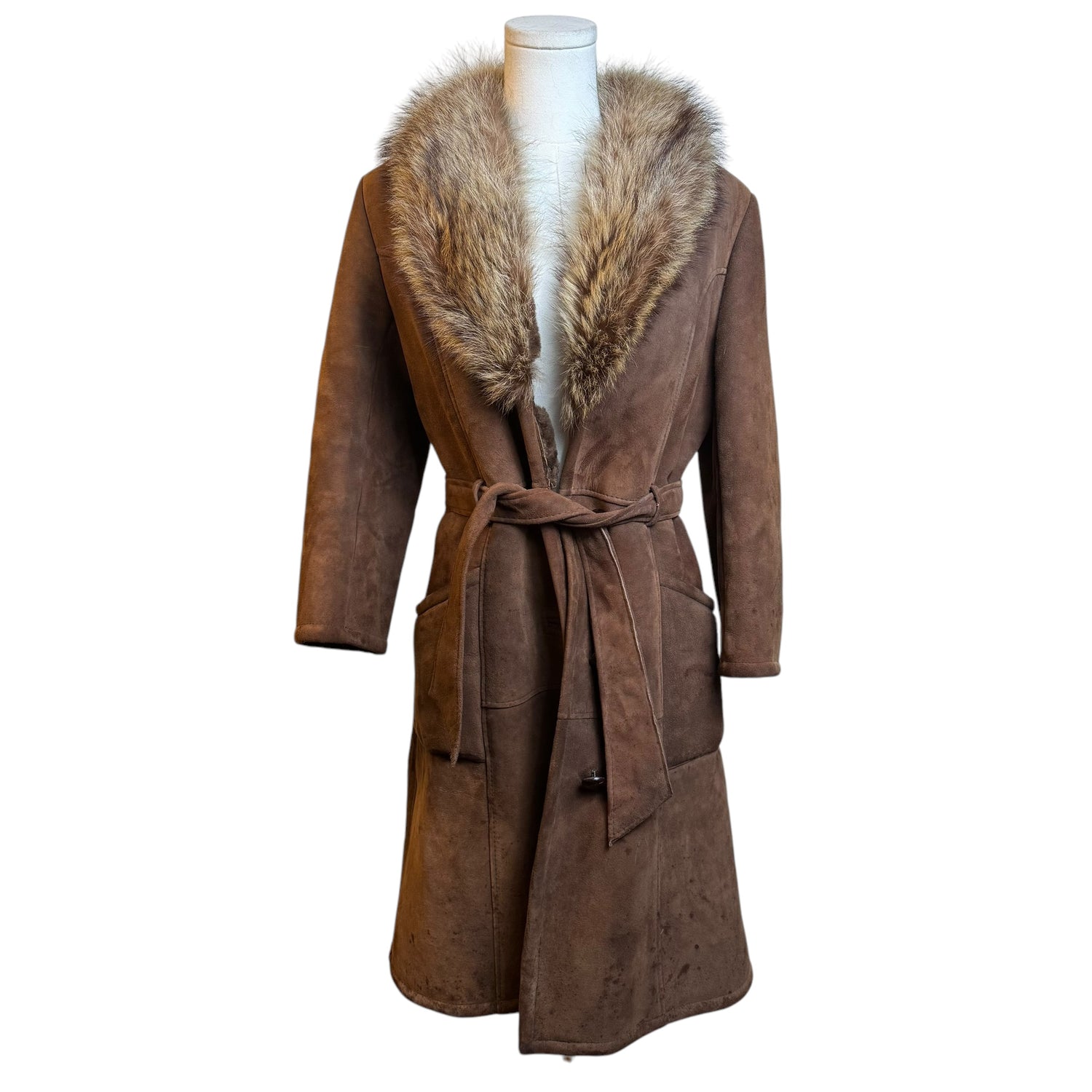 Brown Vintage Fur Jacket