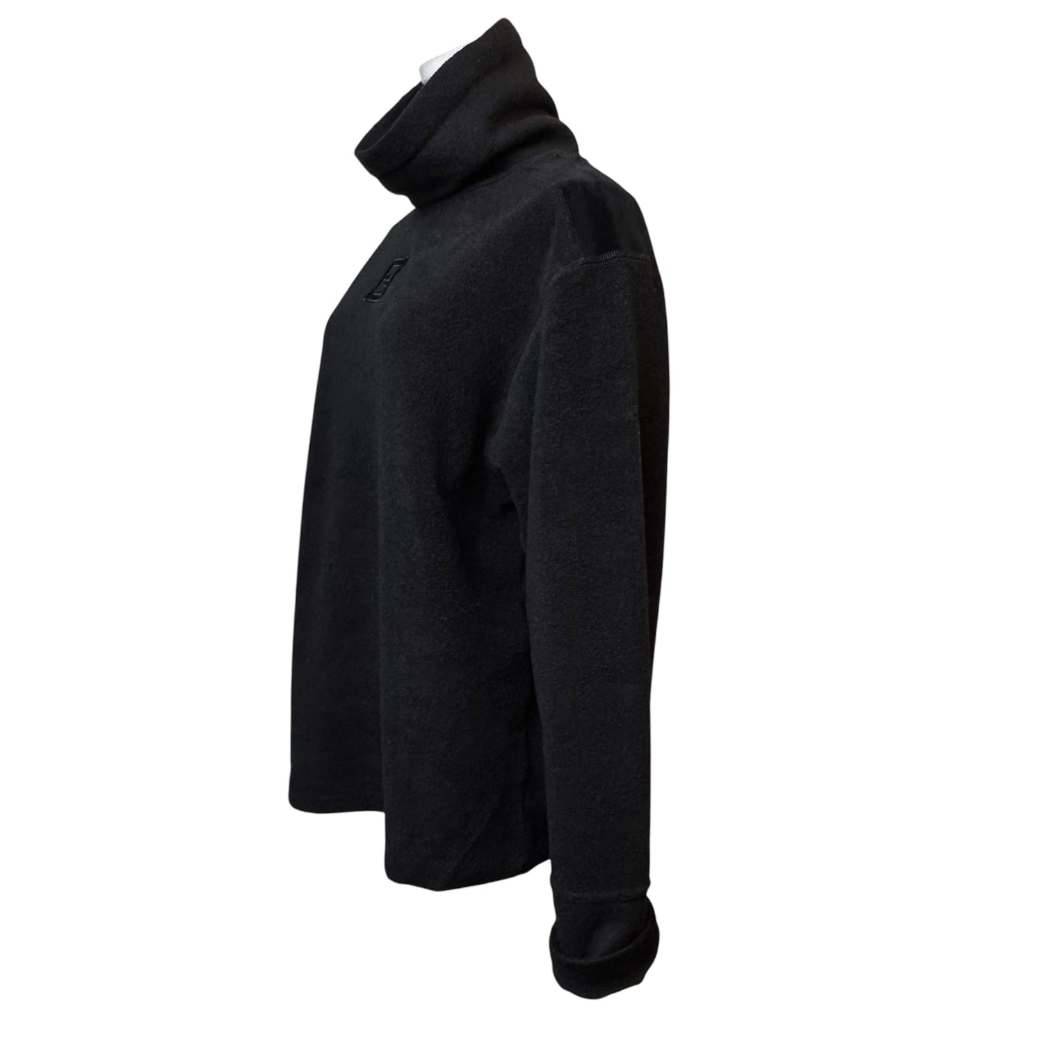 Fendi Fleece Mock Neck Pullover