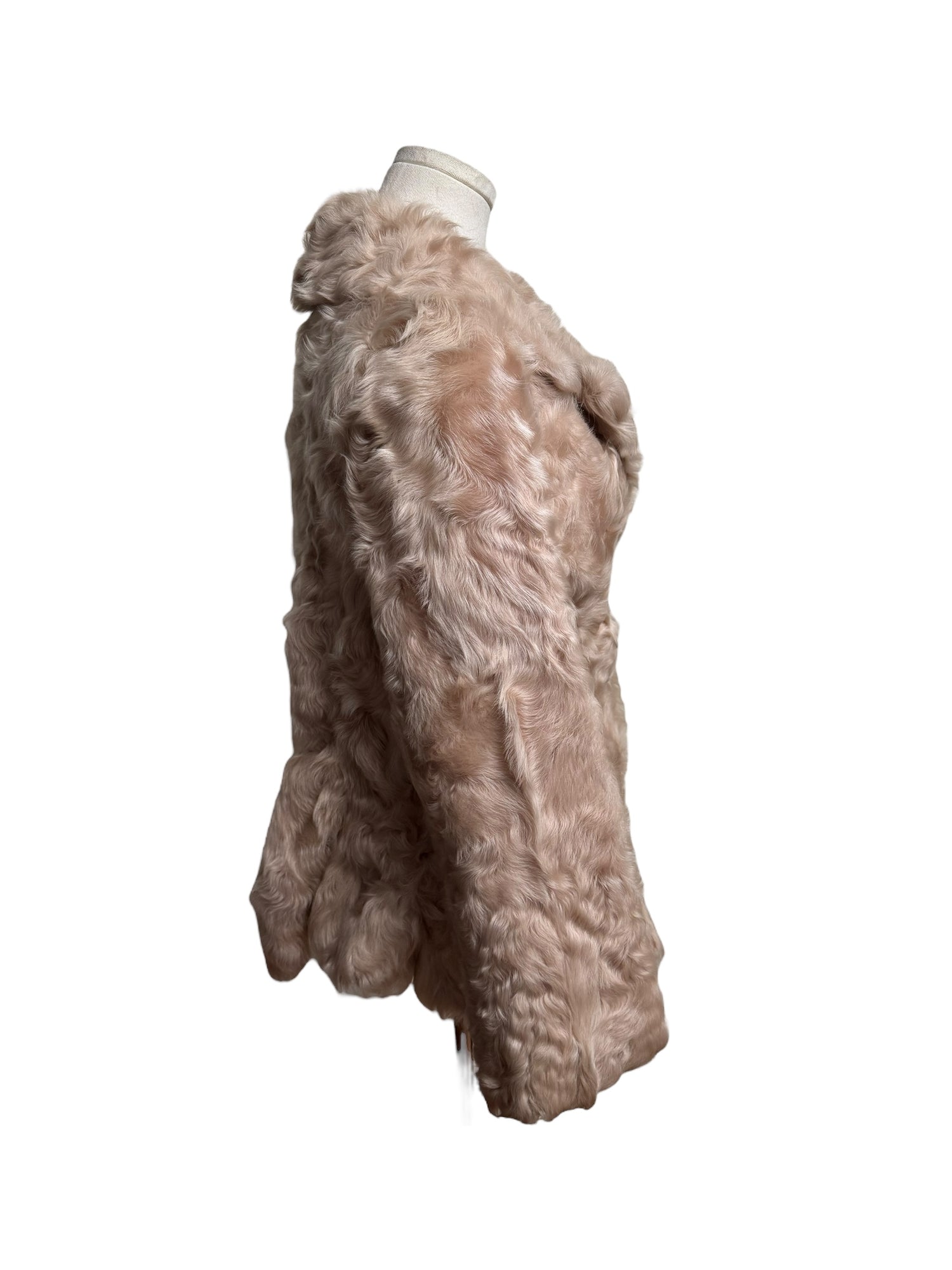 Blush Vintage Fur Jacket