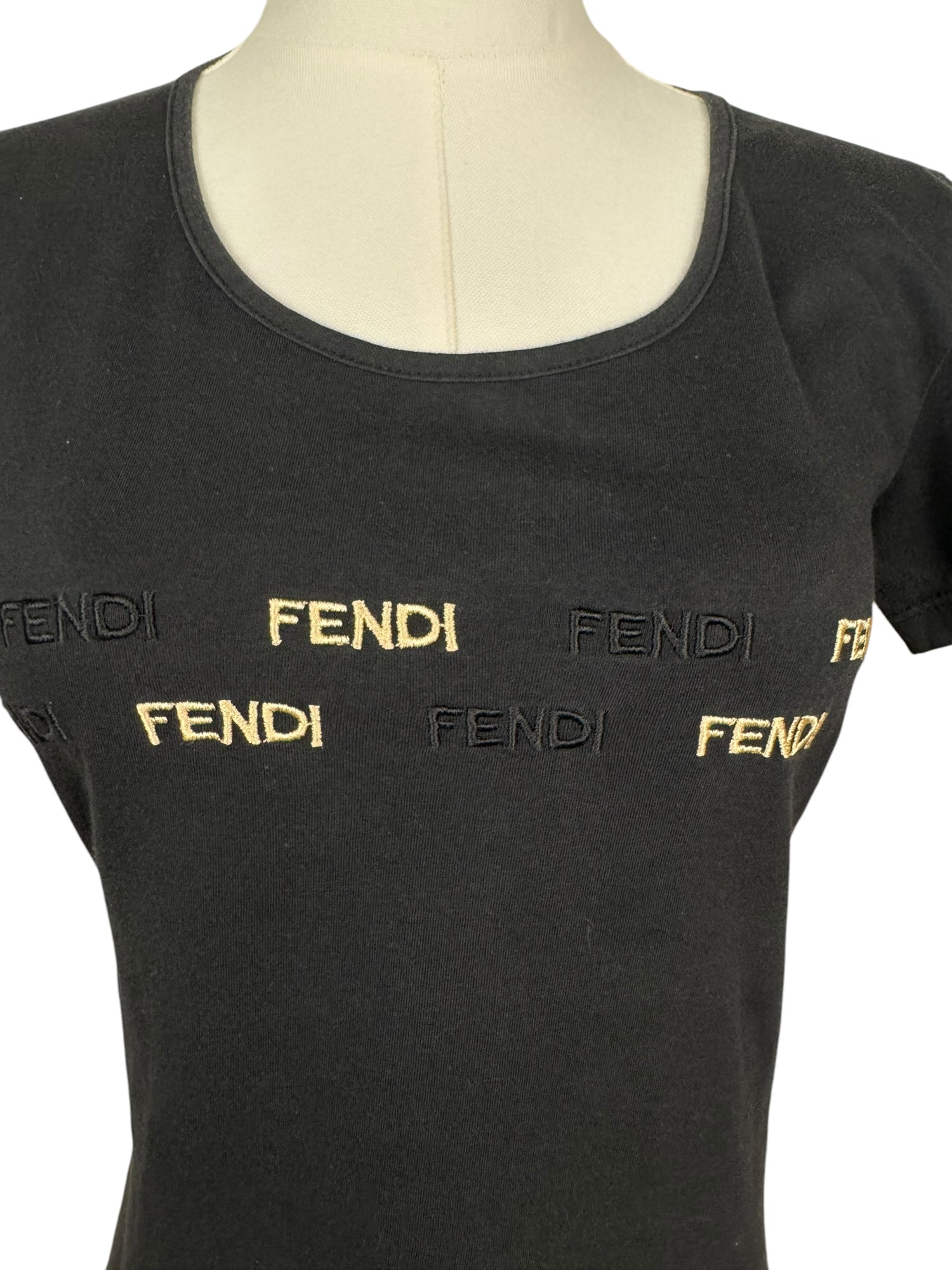 Fendi Black Logo T-Shirt