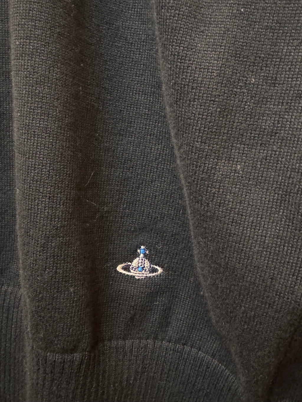 Vivienne Westwood Men Black Button Knit Top