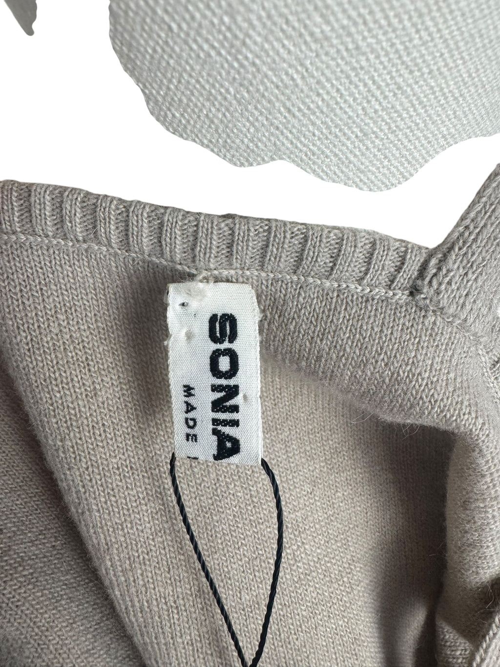 Vintage Sonia Rykiel Embellished Knit Tank