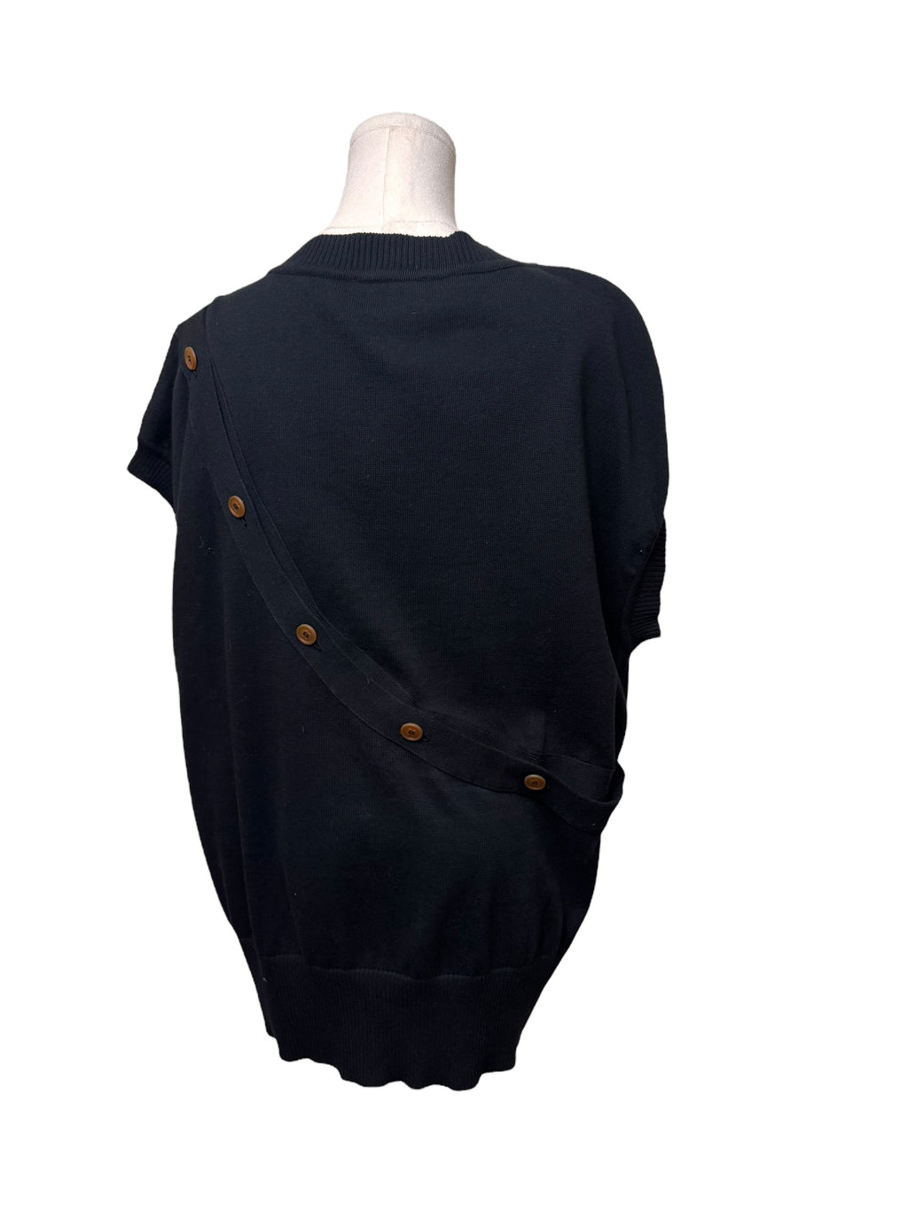 Vivienne Westwood Men Black Button Knit Top