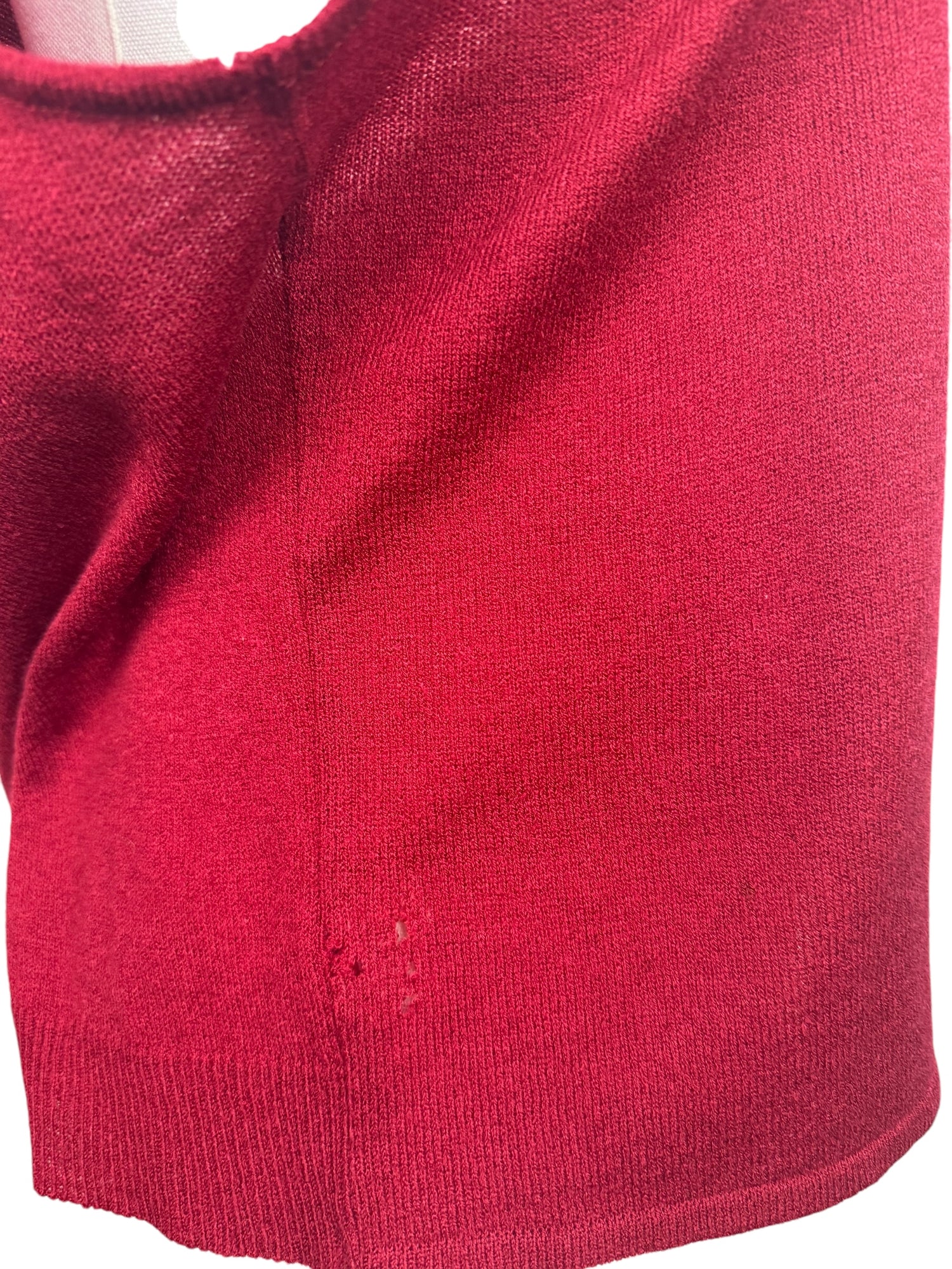 Vintage Burberry Red Top