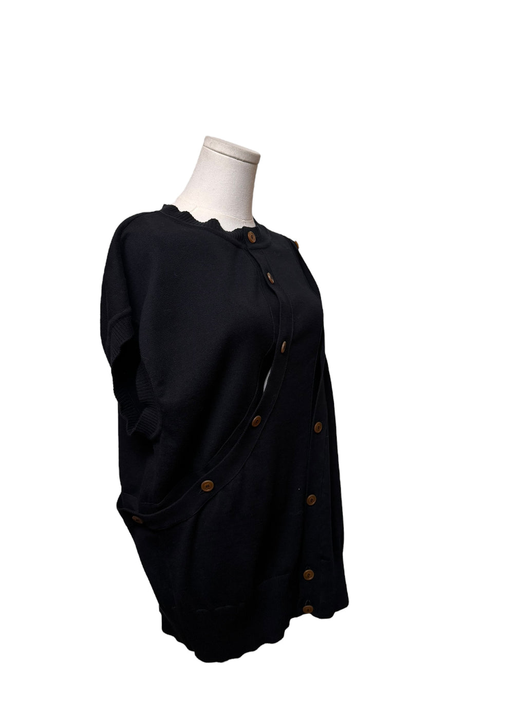 Vivienne Westwood Men Black Button Knit Top
