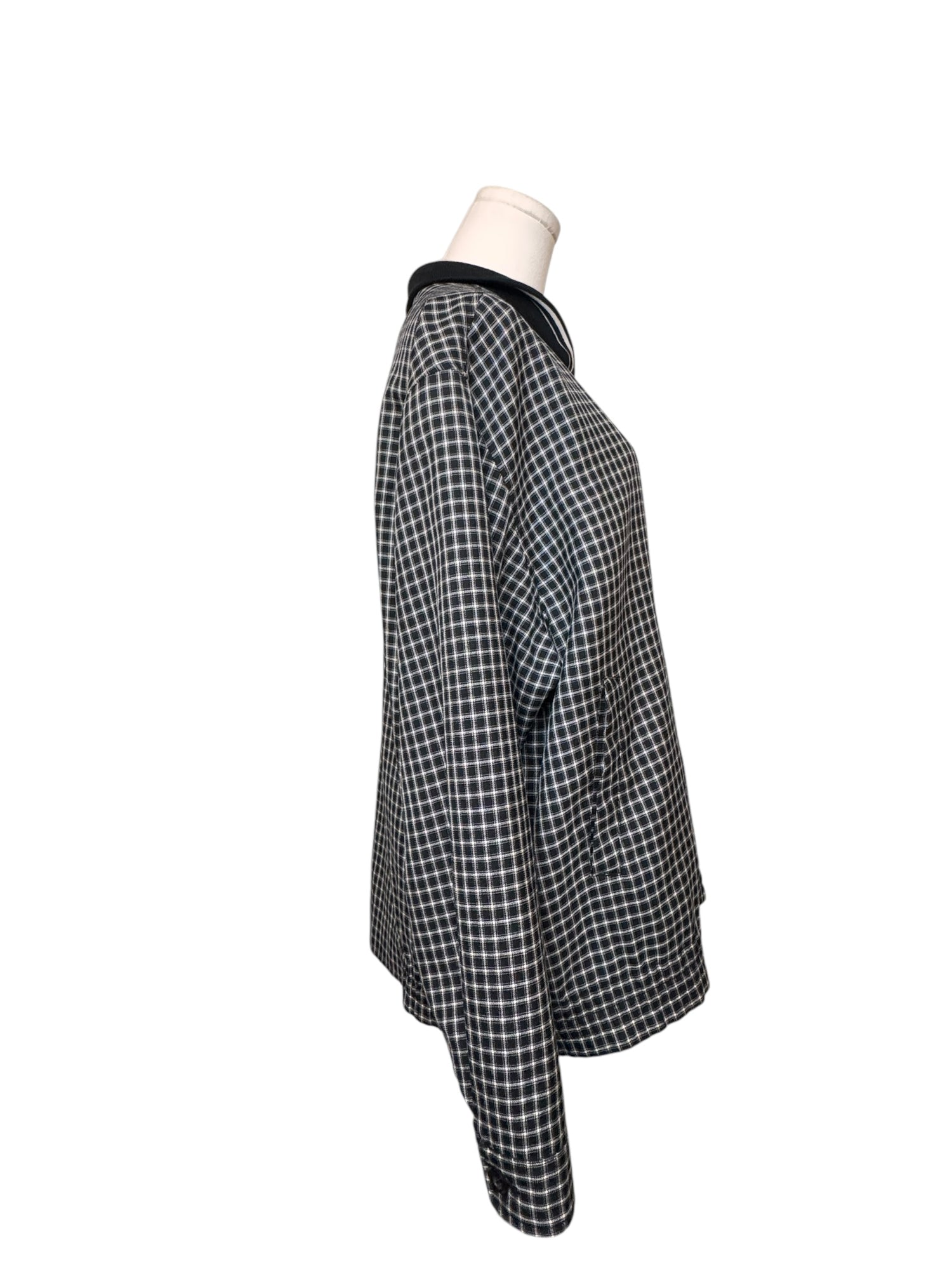 YSL Pour Homme Black Plaid Jacket