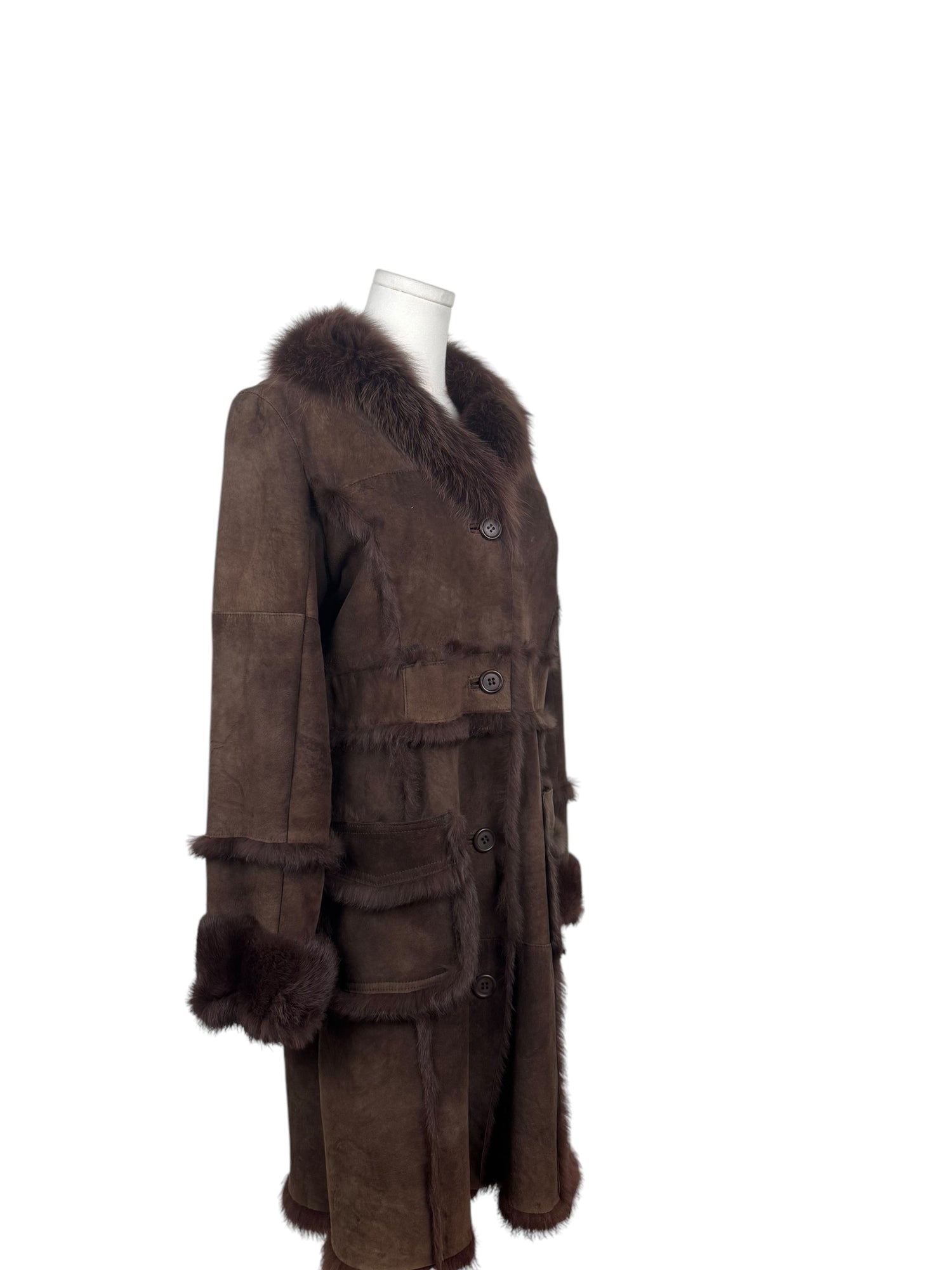 Brown Vintage Fur Jacket