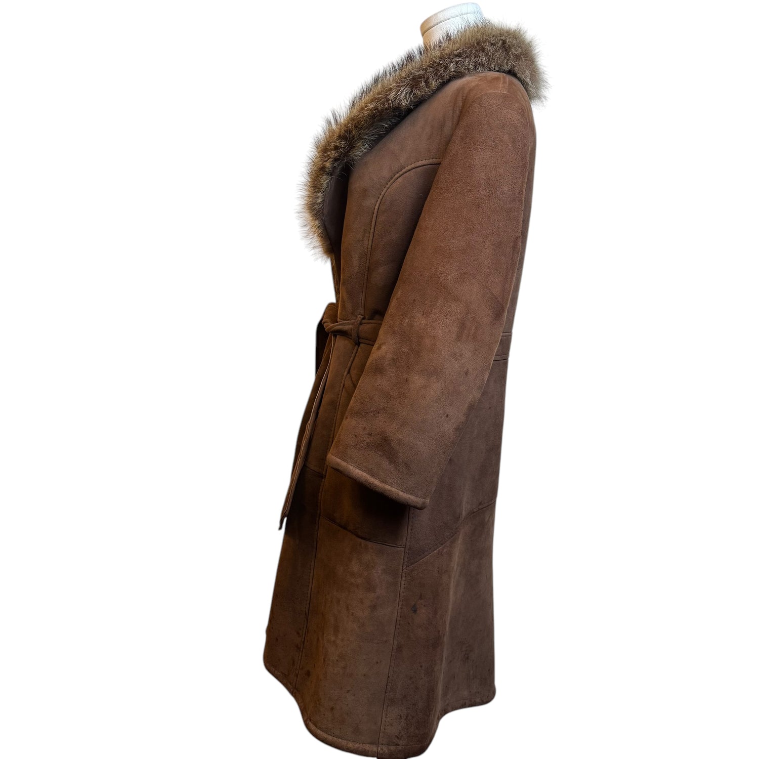 Brown Vintage Fur Jacket