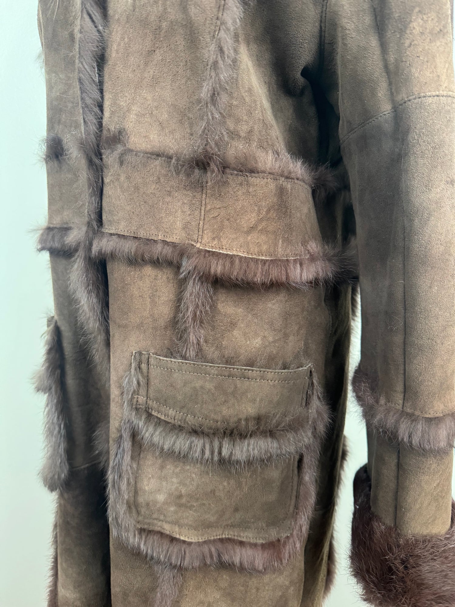 Brown Vintage Fur Jacket