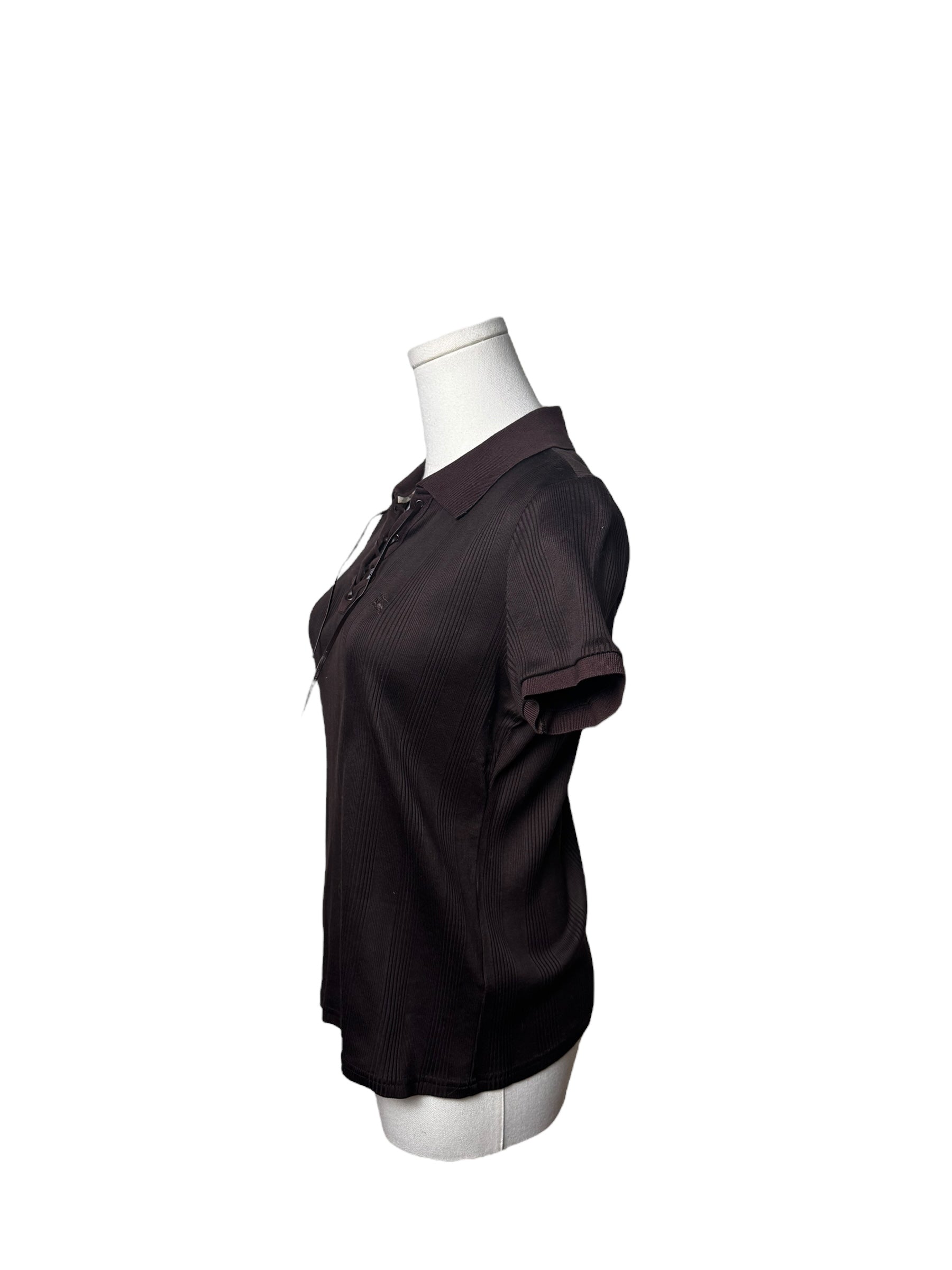 Vintage Brown Burberry Top (Size 2)