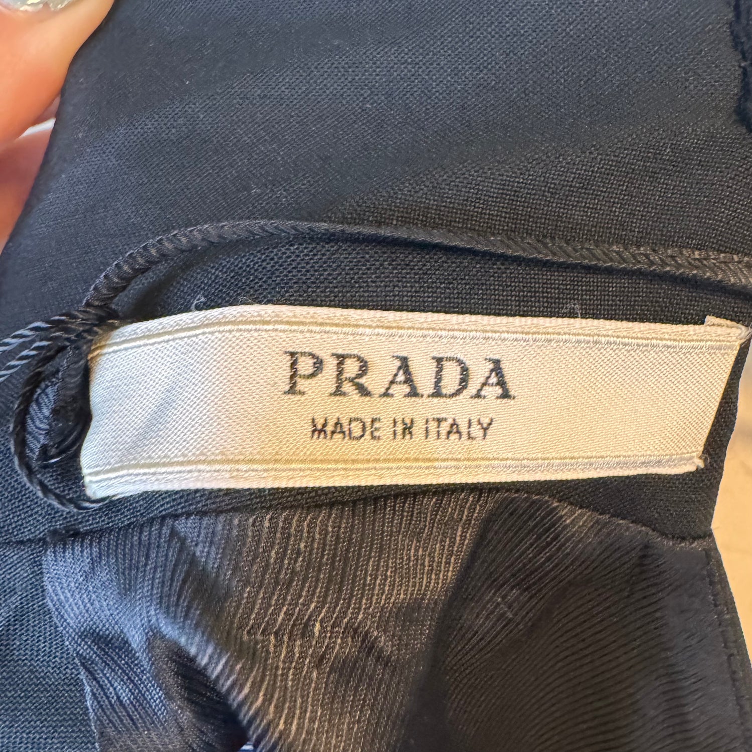 Prada Black Blazer Top