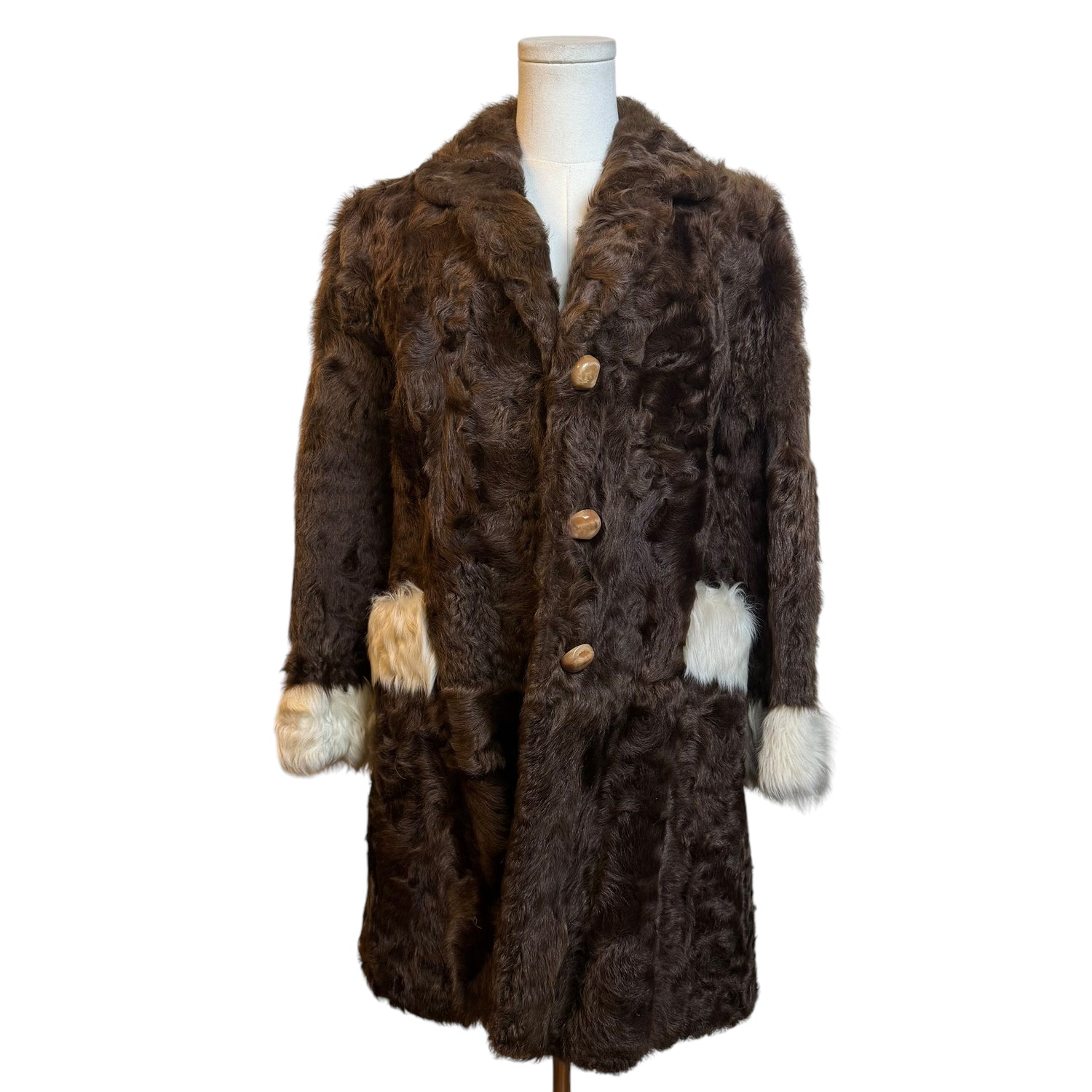 Brown Vintage Fur Jacket