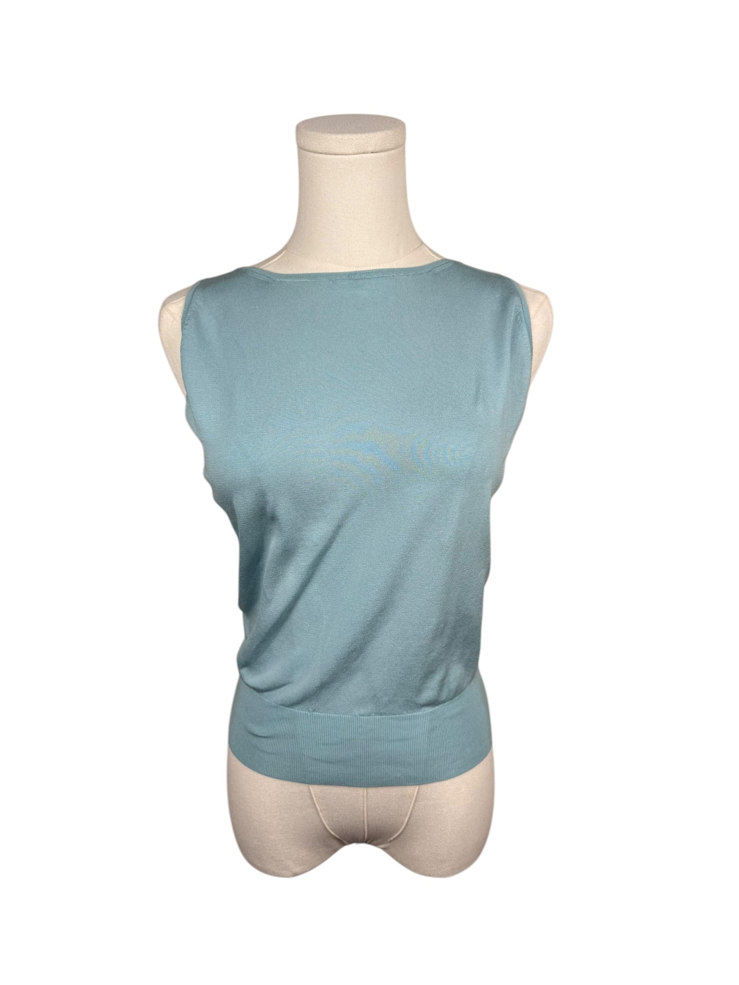 Gucci by Tom Ford Blue Open Back Tank Top