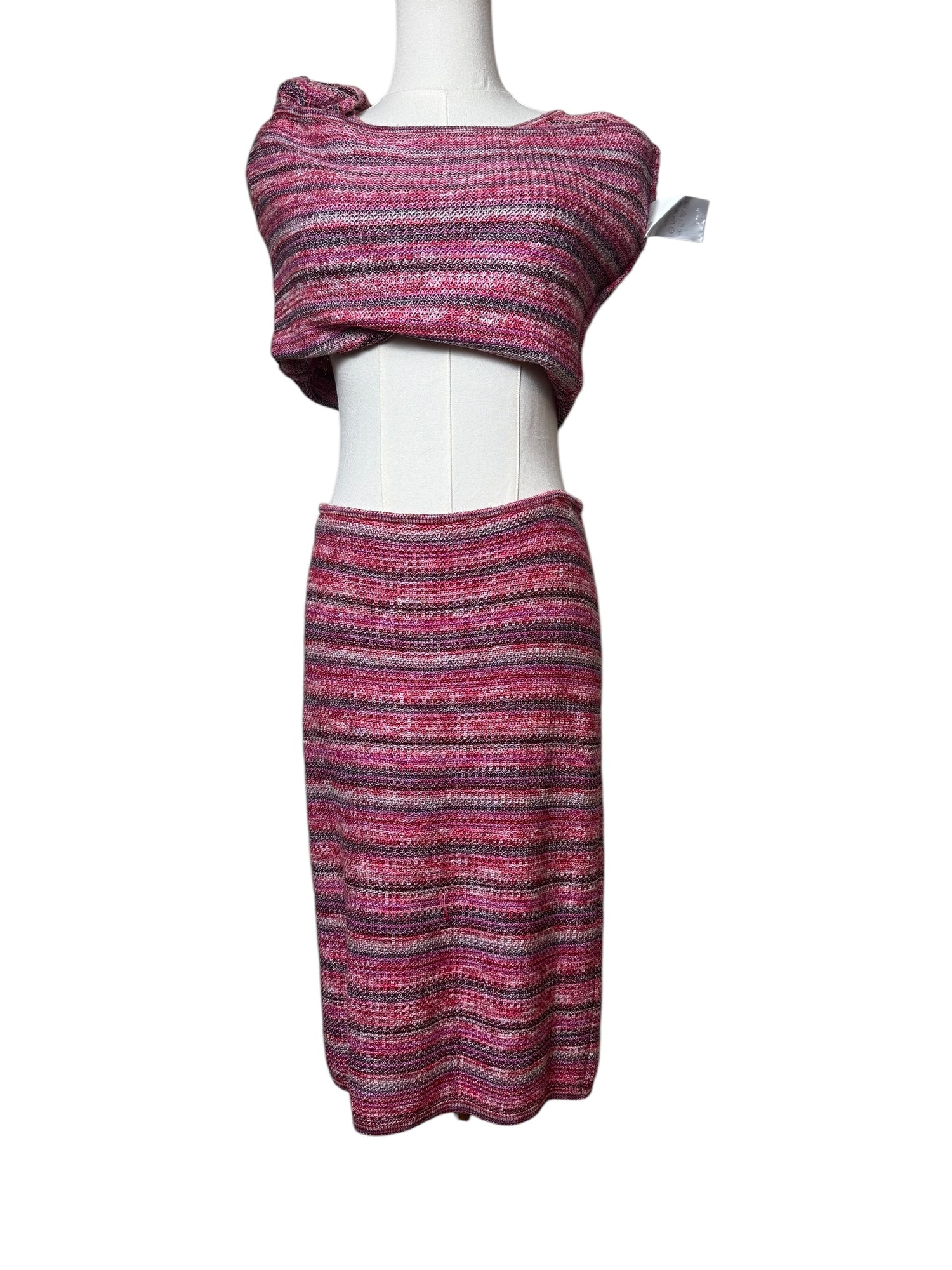 Missoni Knit Pink Skirt/Top Set