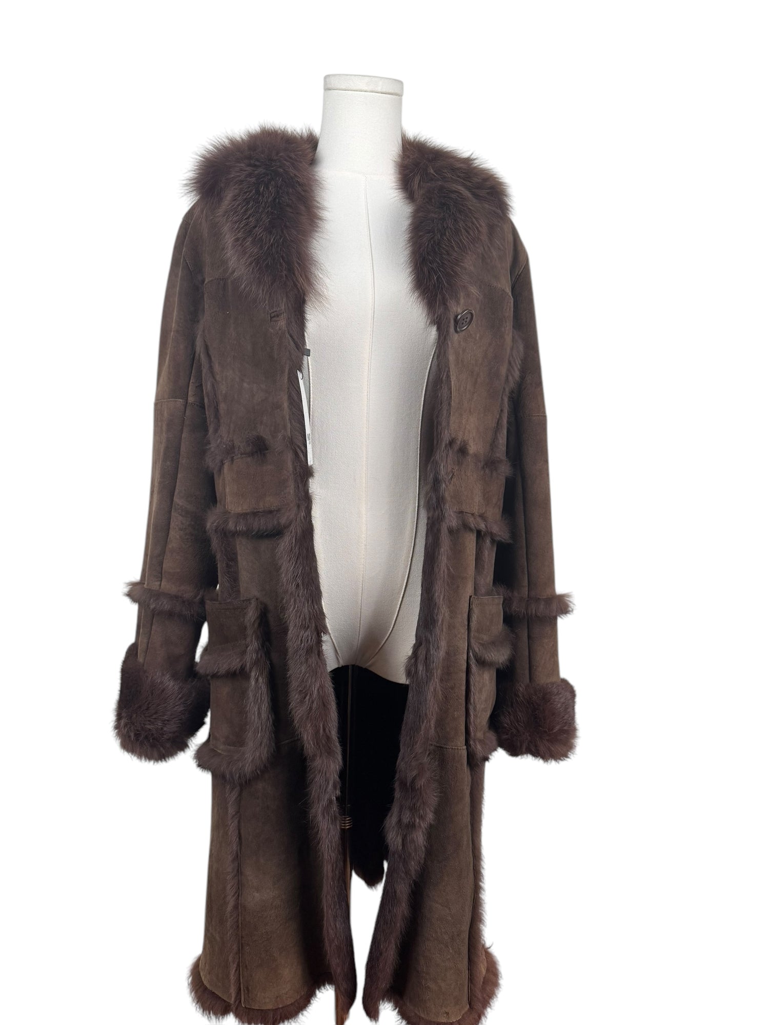 Brown Vintage Fur Jacket