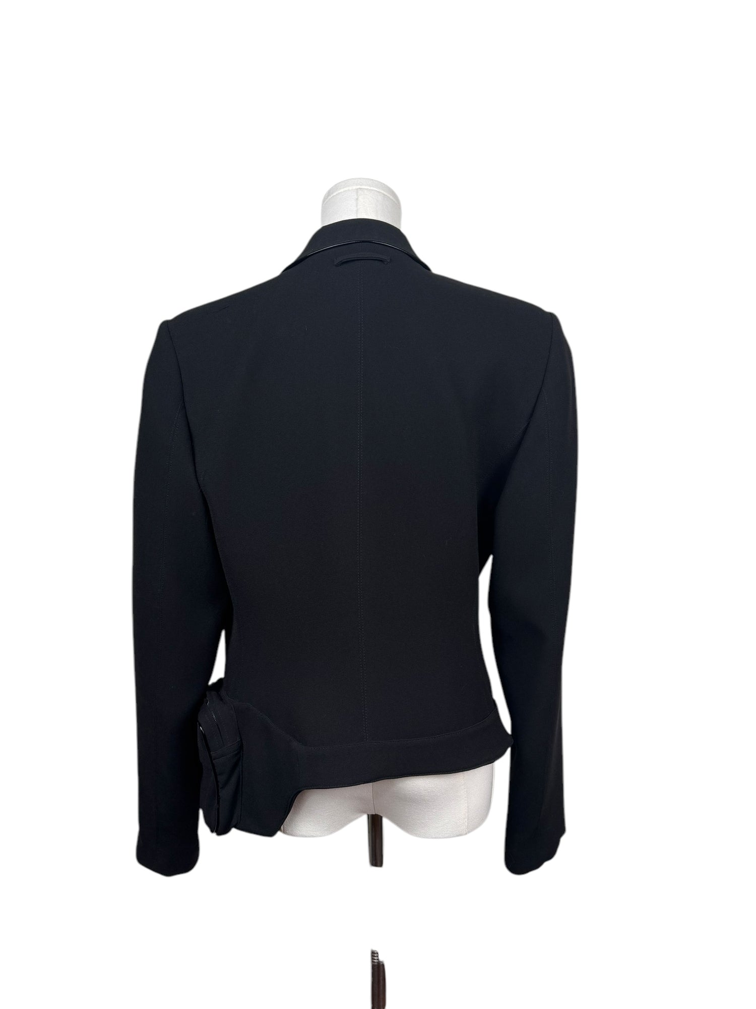 Jean Paul Gaultier Oversized Pocket Black Blazer