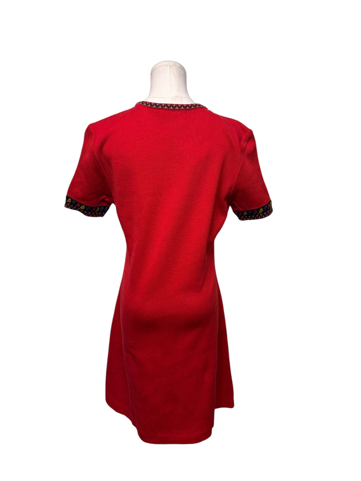 YSL Red Knit Mini Dress