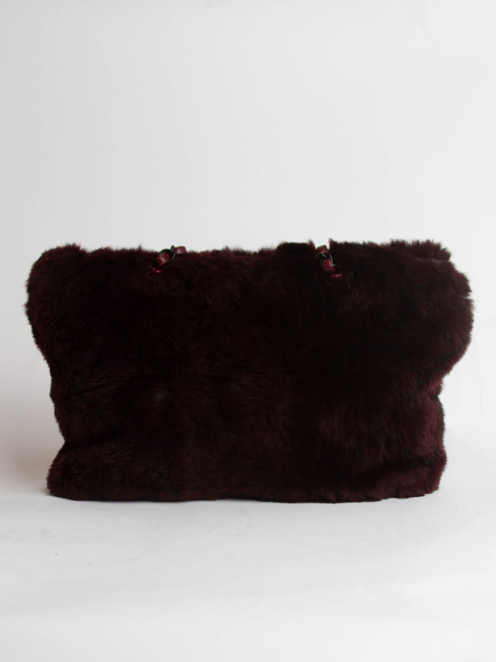 Chanel Rabbit Fur Lambskin Tote