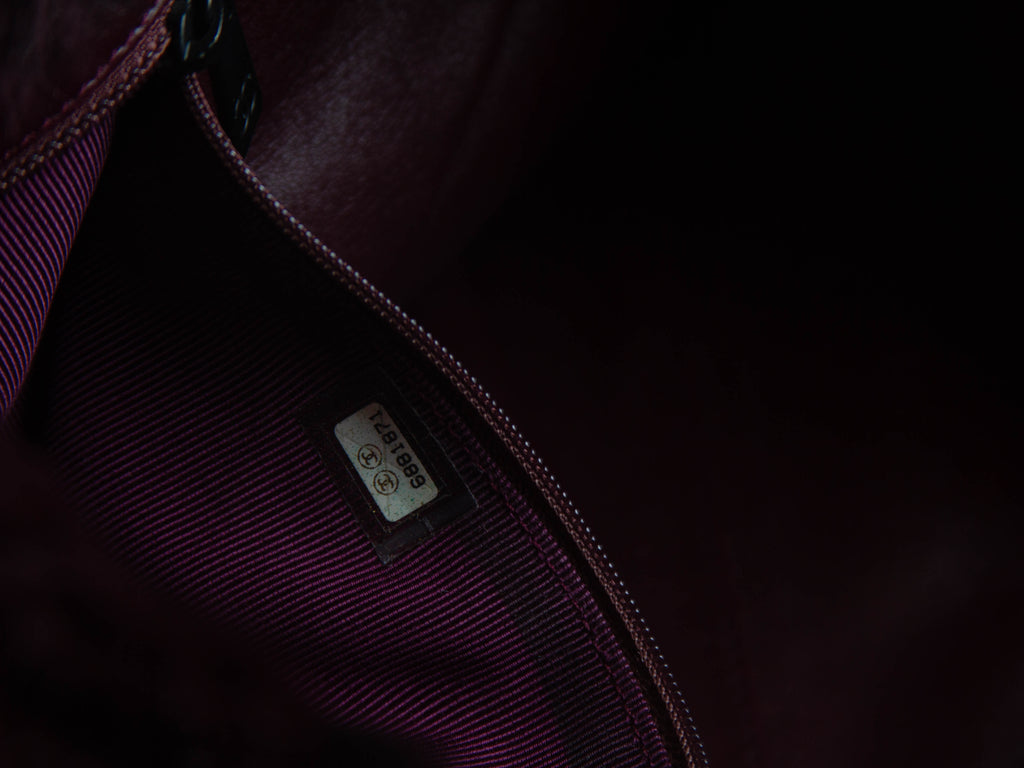 Chanel Rabbit Fur Lambskin Tote