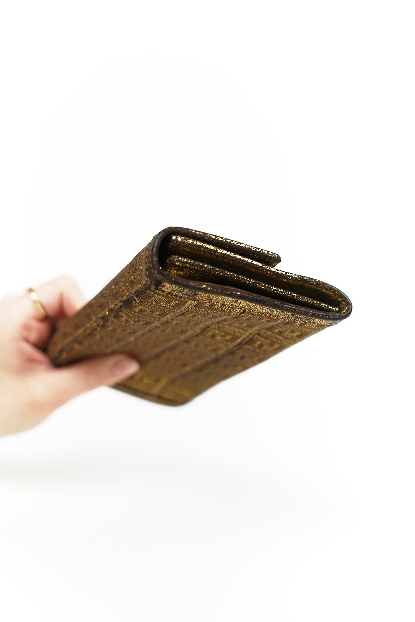 Fendi Gold FF Wallet