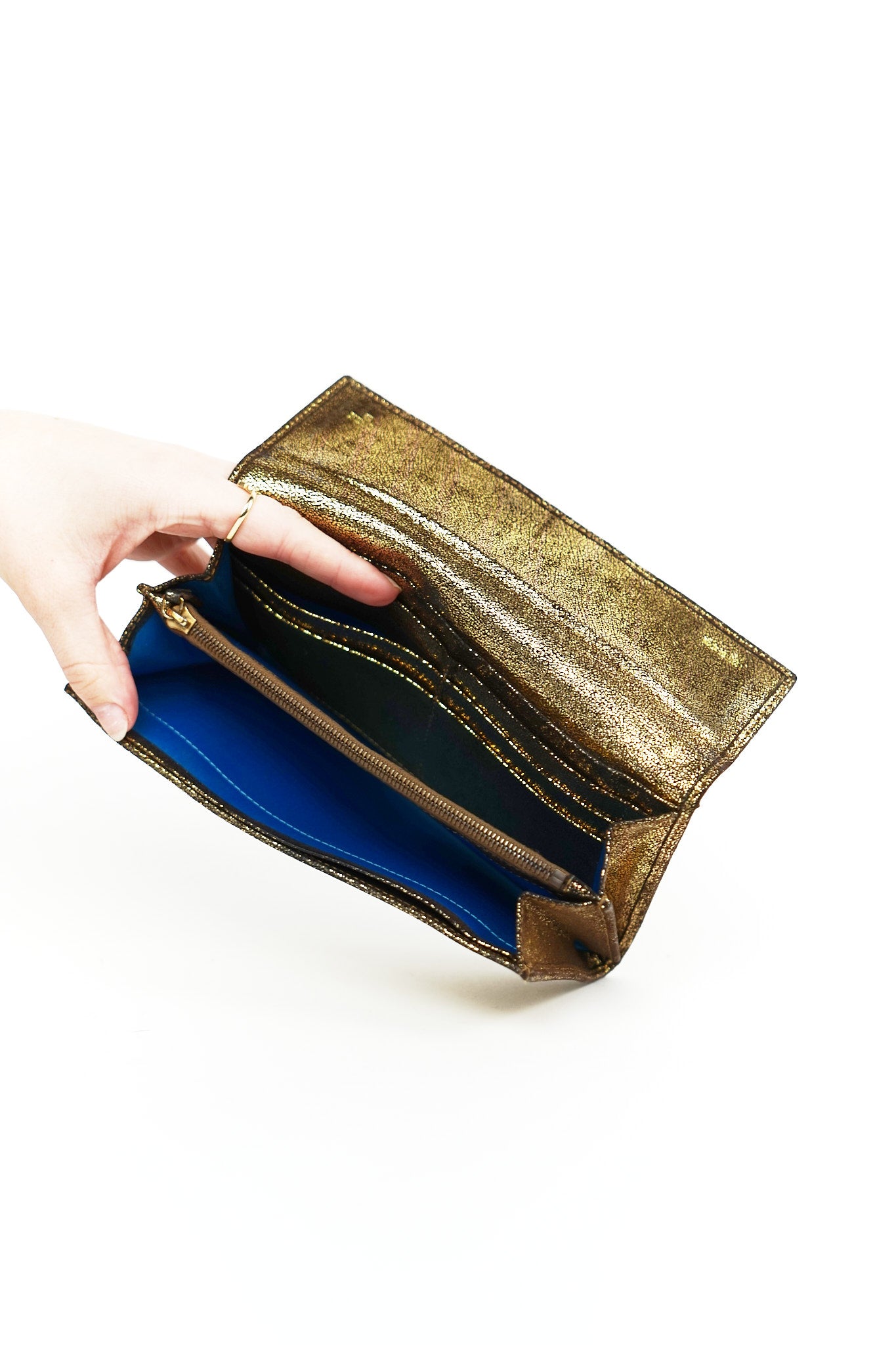 Fendi Gold FF Wallet