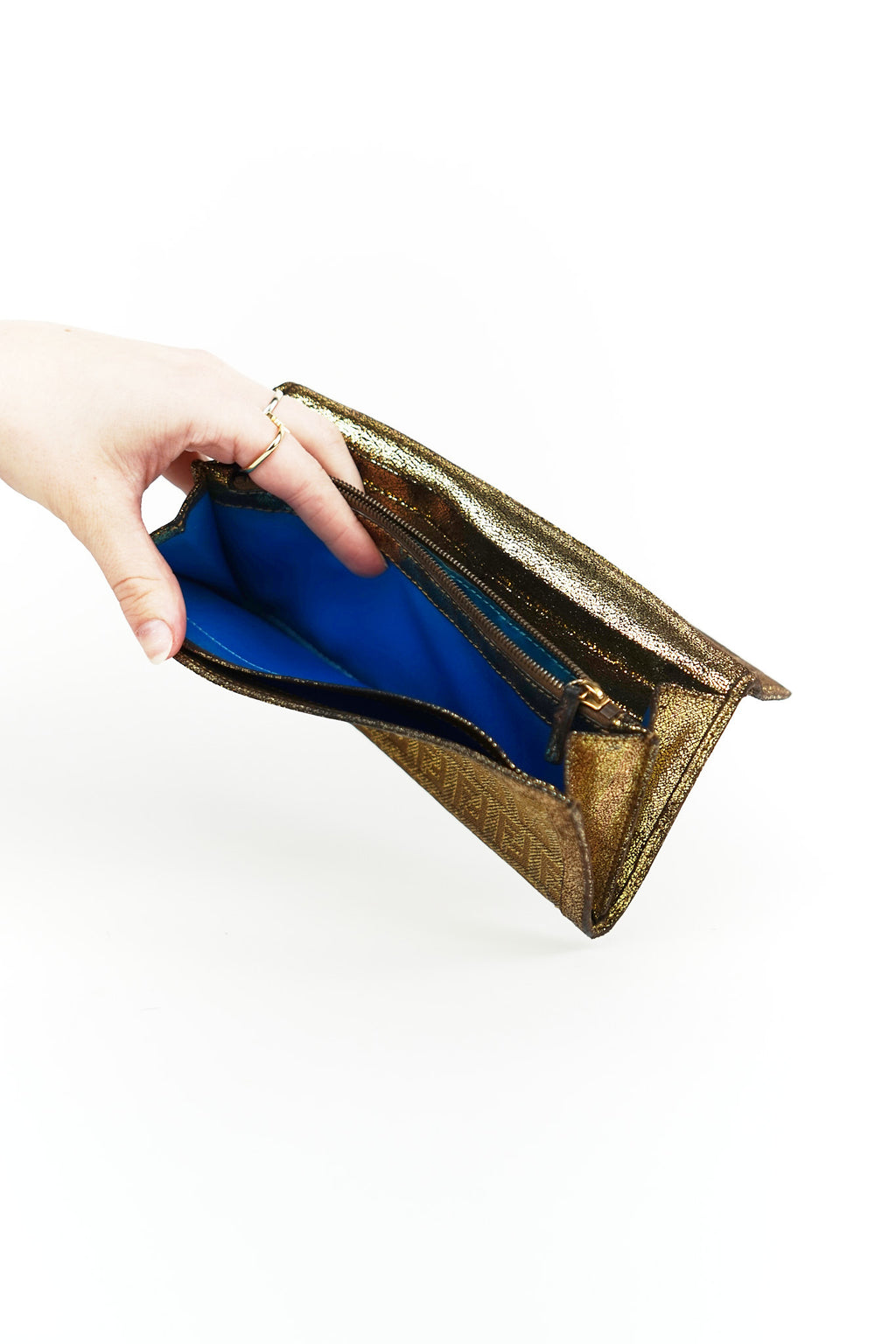 Fendi Gold FF Wallet