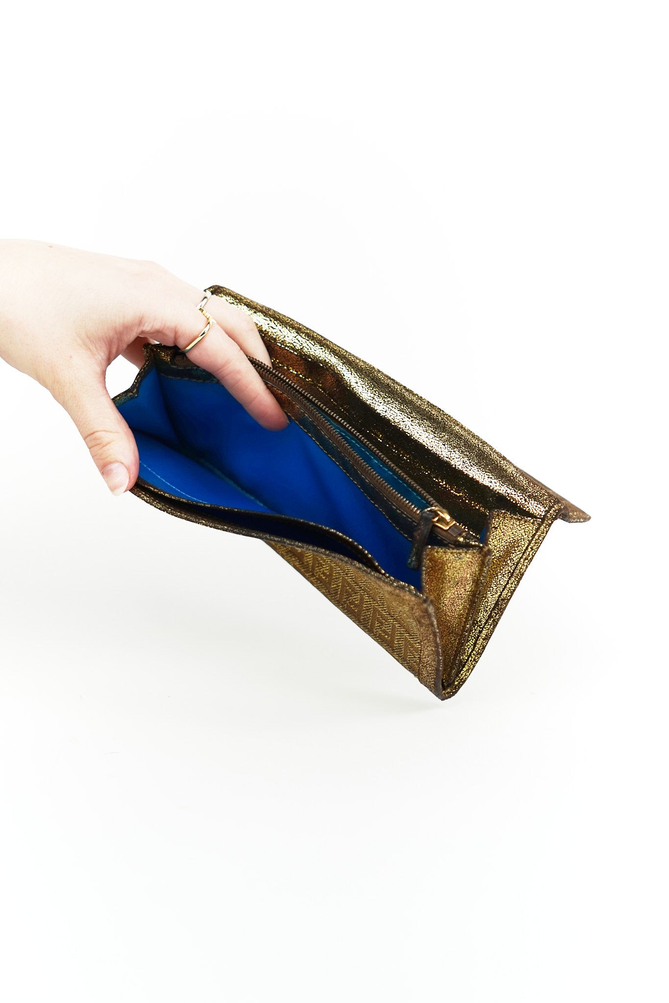 Fendi Gold FF Wallet