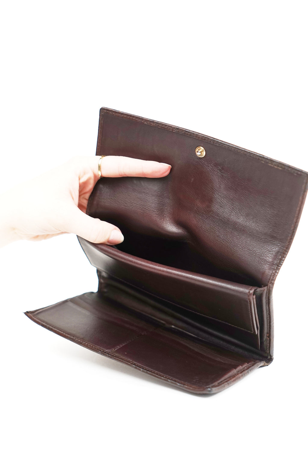 Gucci Brown GG Leather Wallet