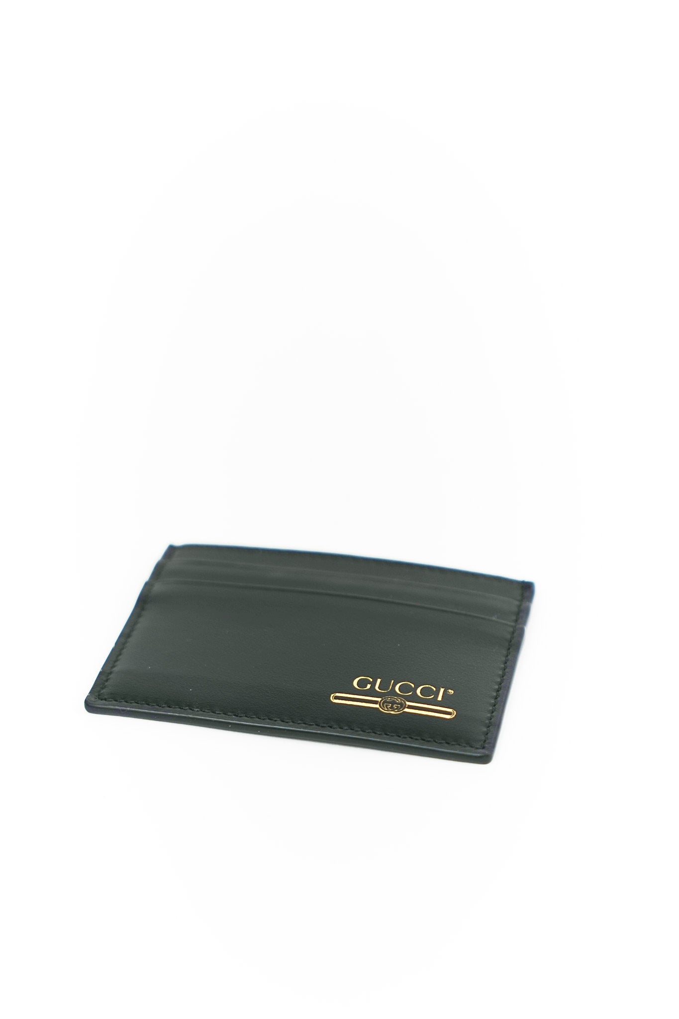Gucci Black Leather Card Holder