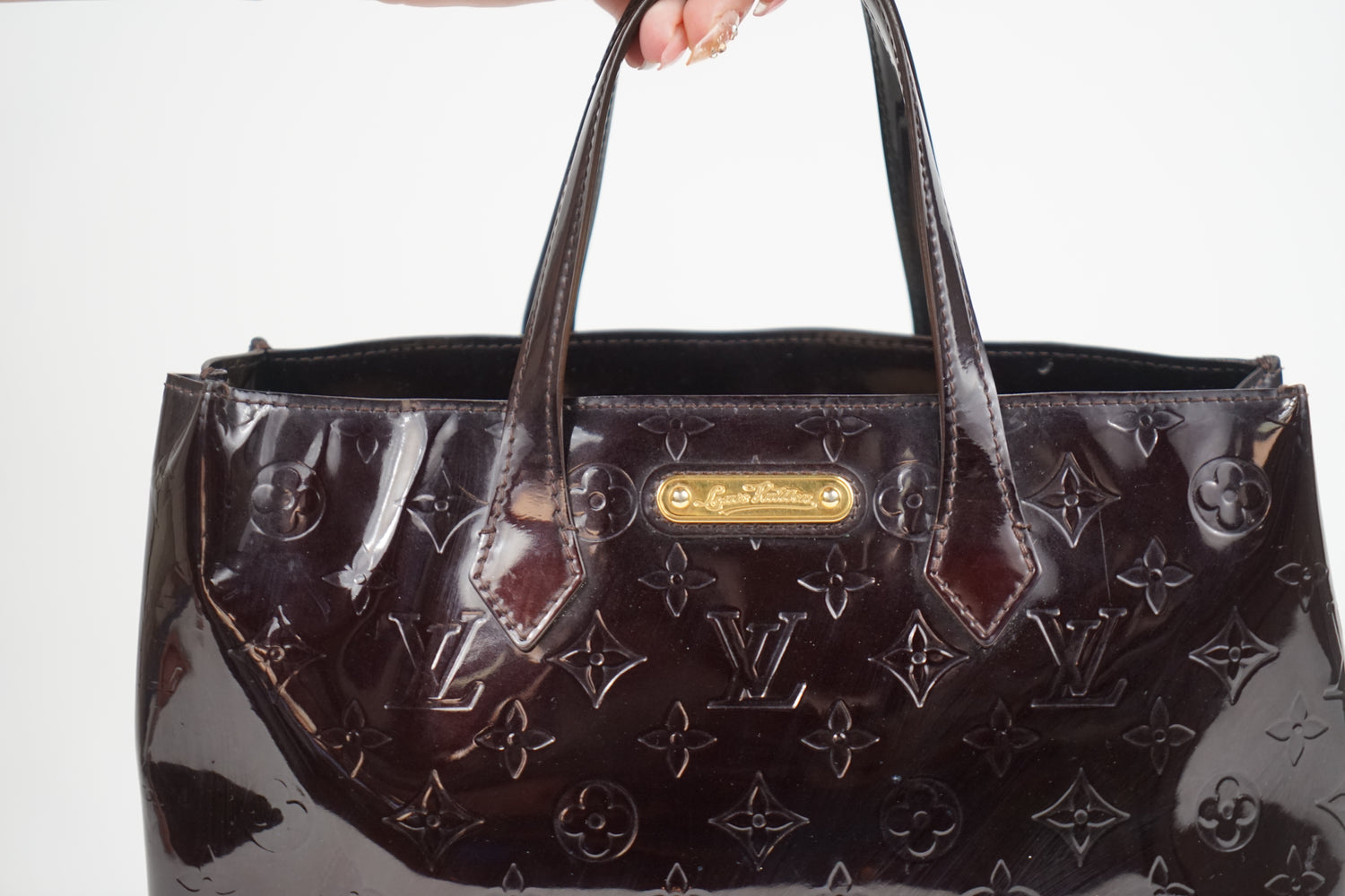 Louis Vuitton Black Patent Bag