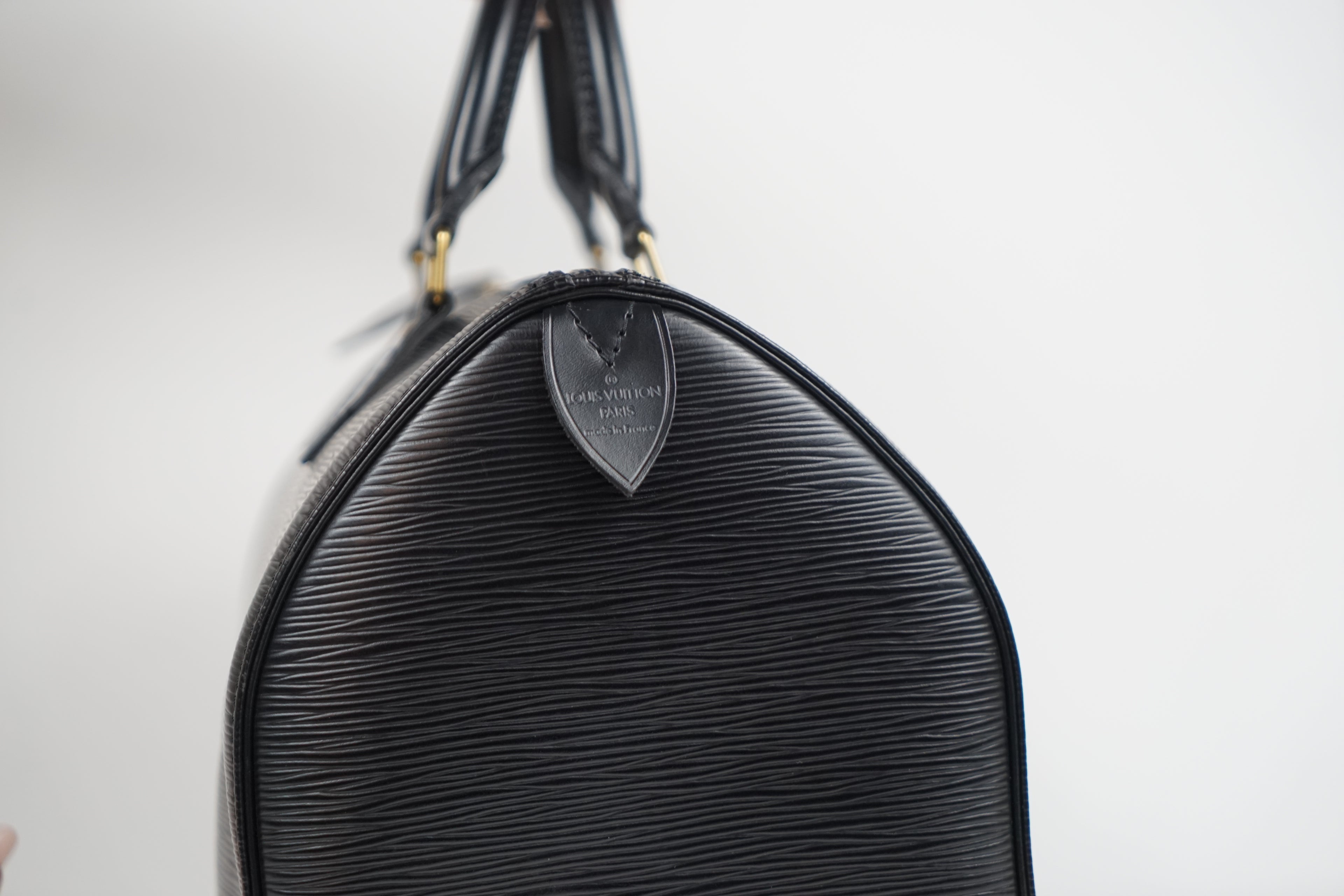 Louis Vuitton Black Epi Leather Speedy 30