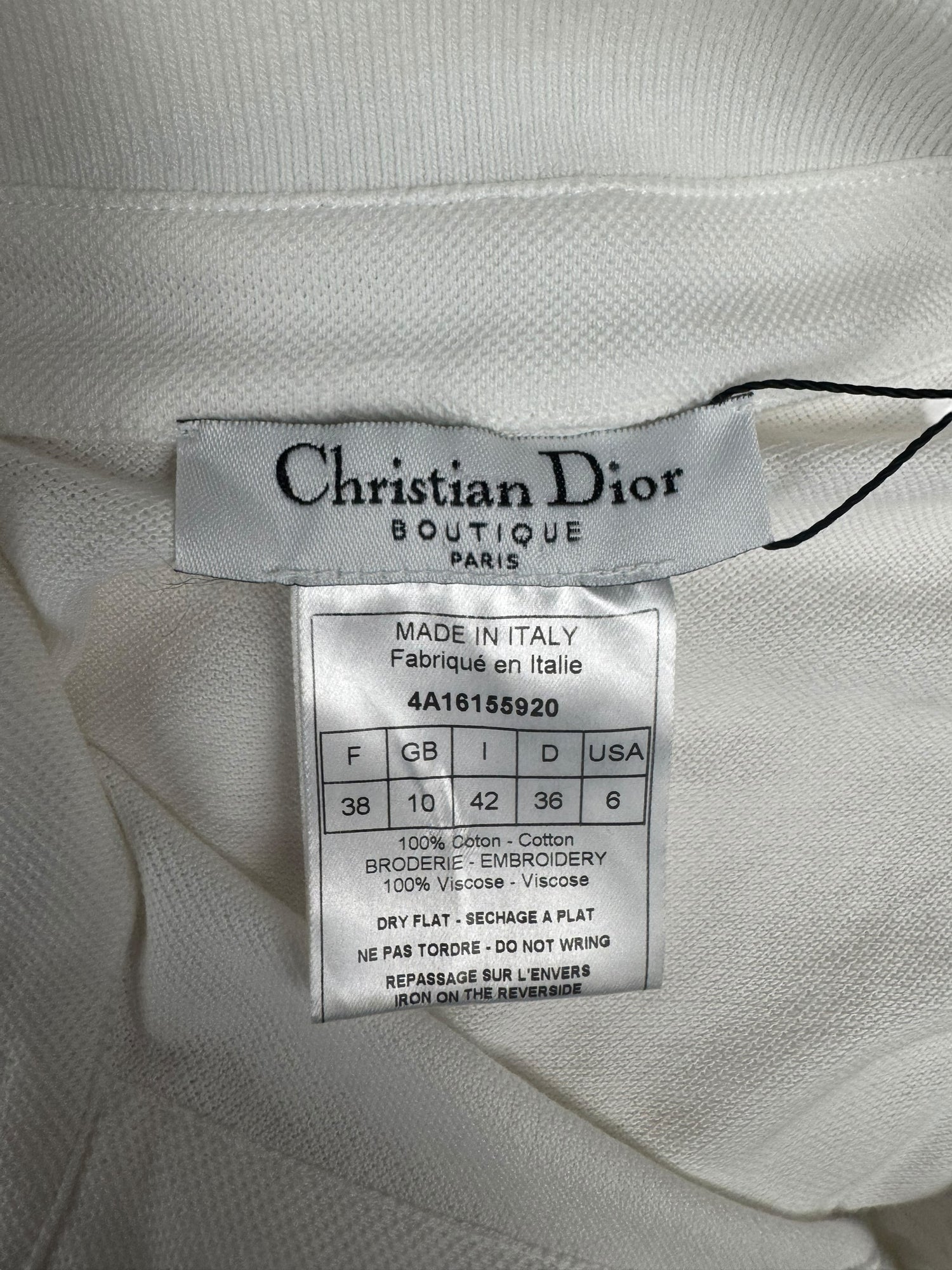 Dior by John Galliano Polo Top