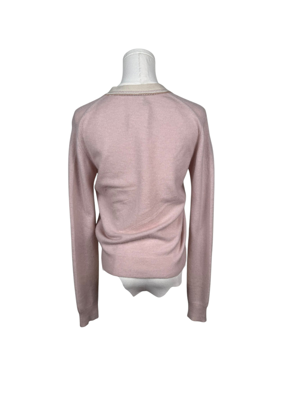 Chanel Pink Cashmere Cardigan