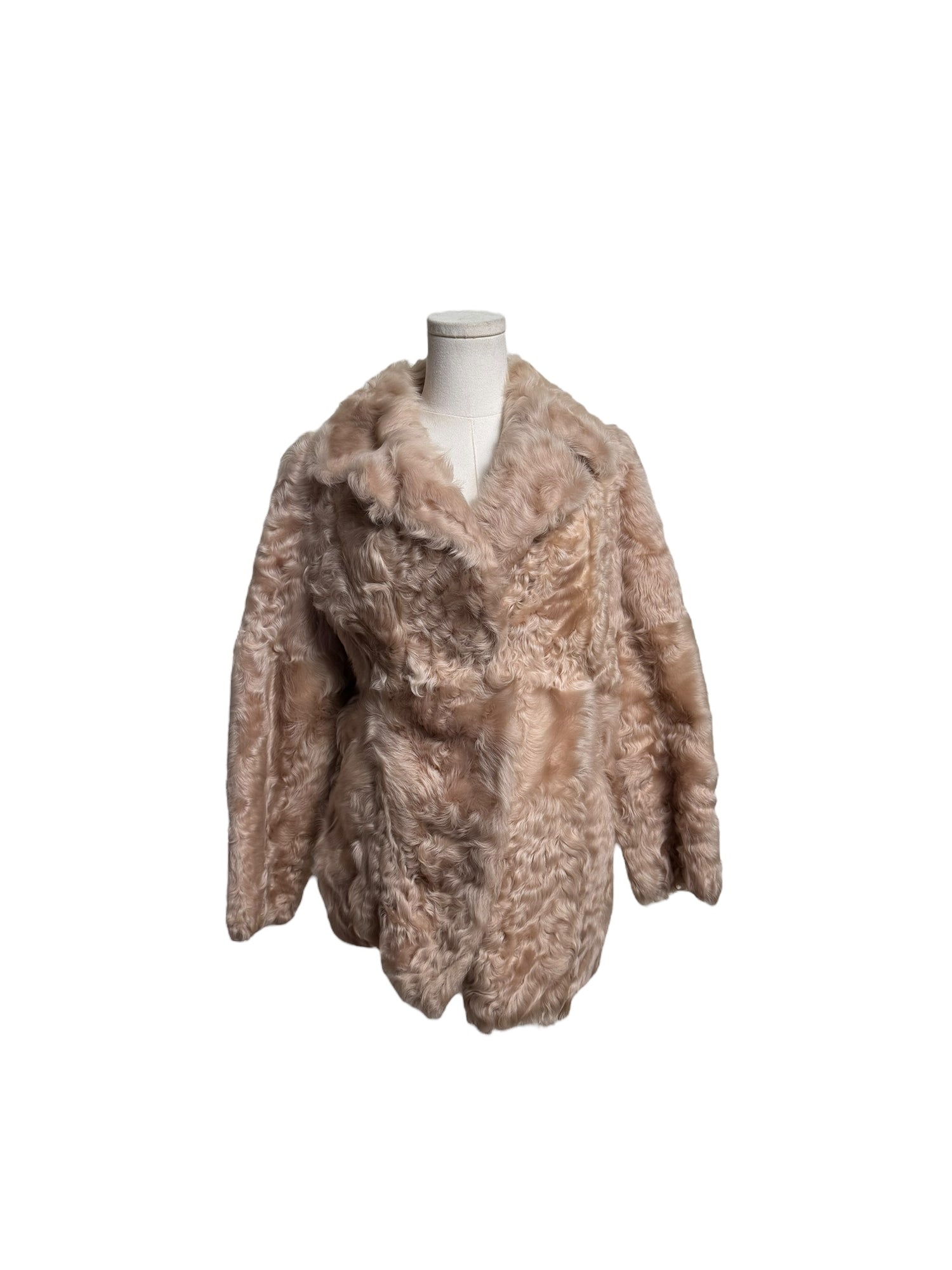 Blush Vintage Fur Jacket