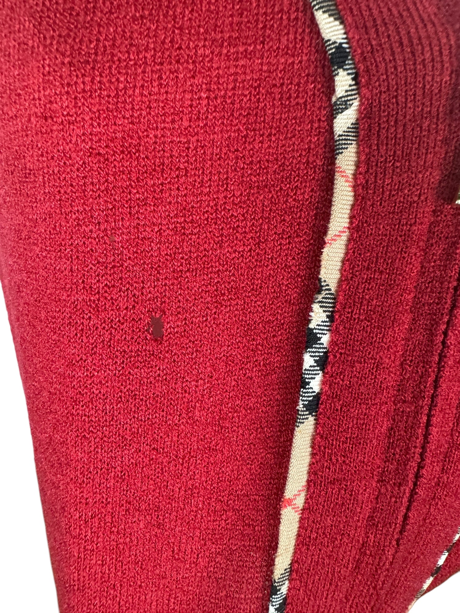 Vintage Burberry Red Top