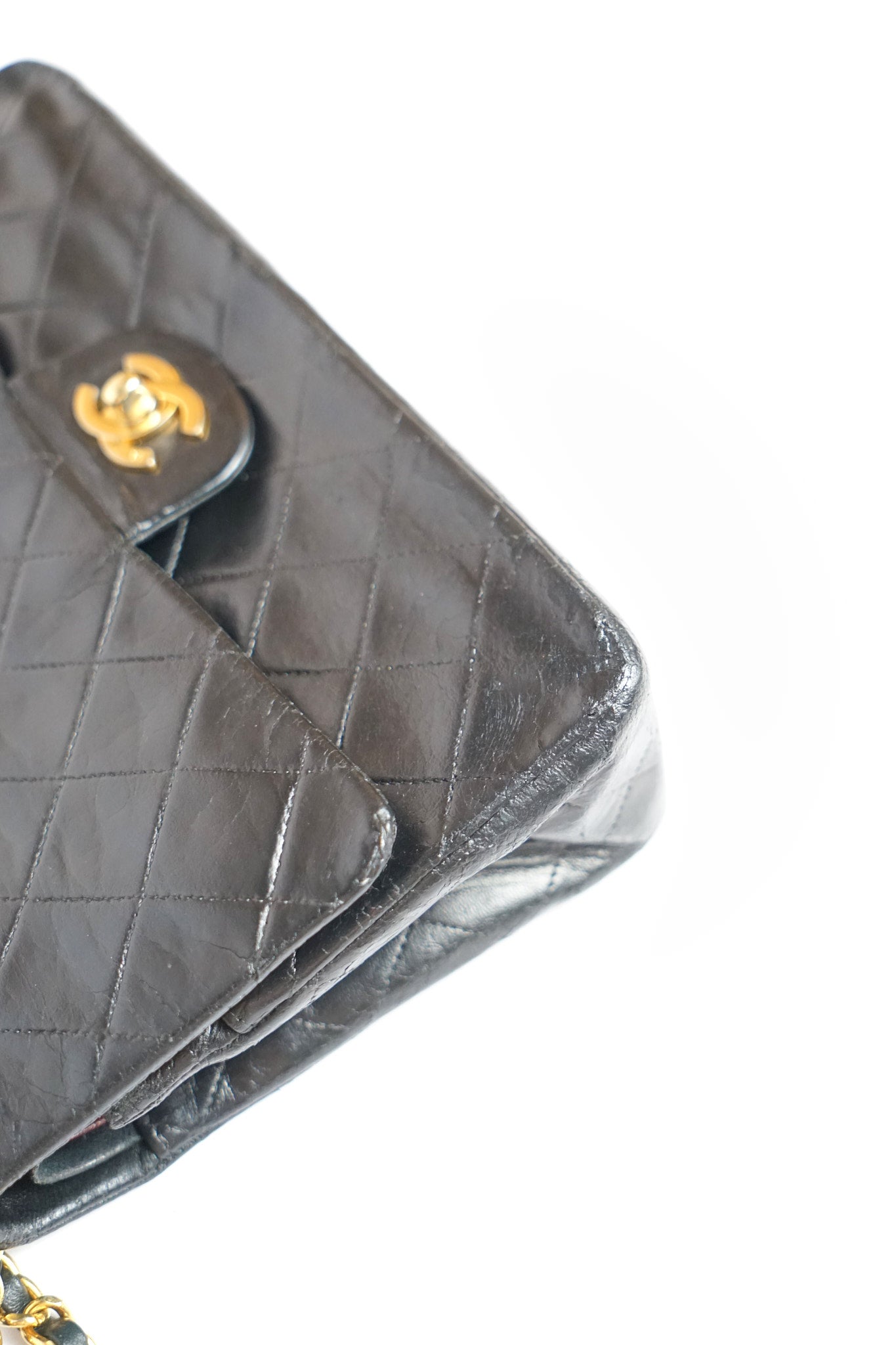 Chanel Black Lambskin Classic Double Flap Bag